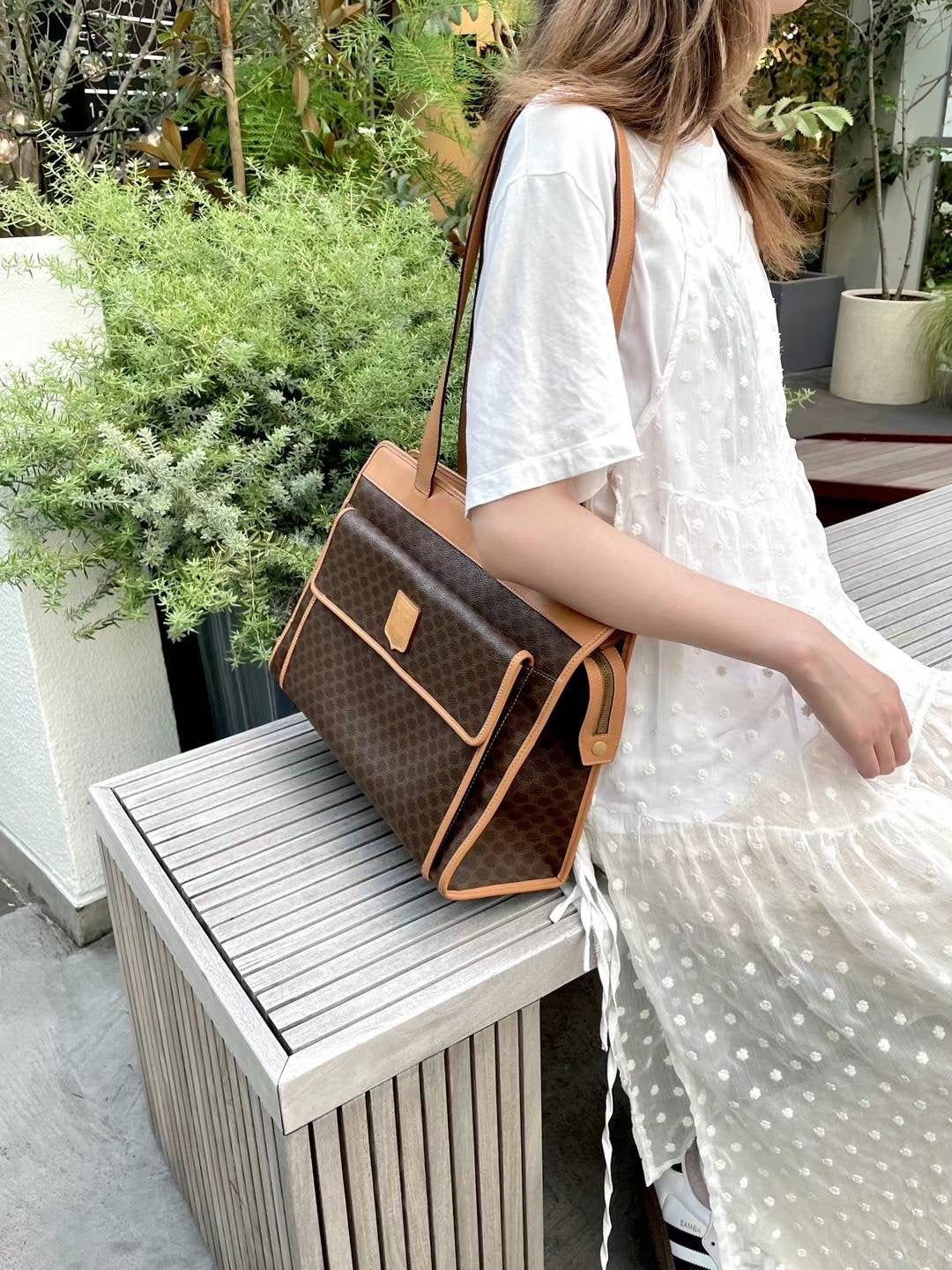 CELINE Macadam Tote Bag