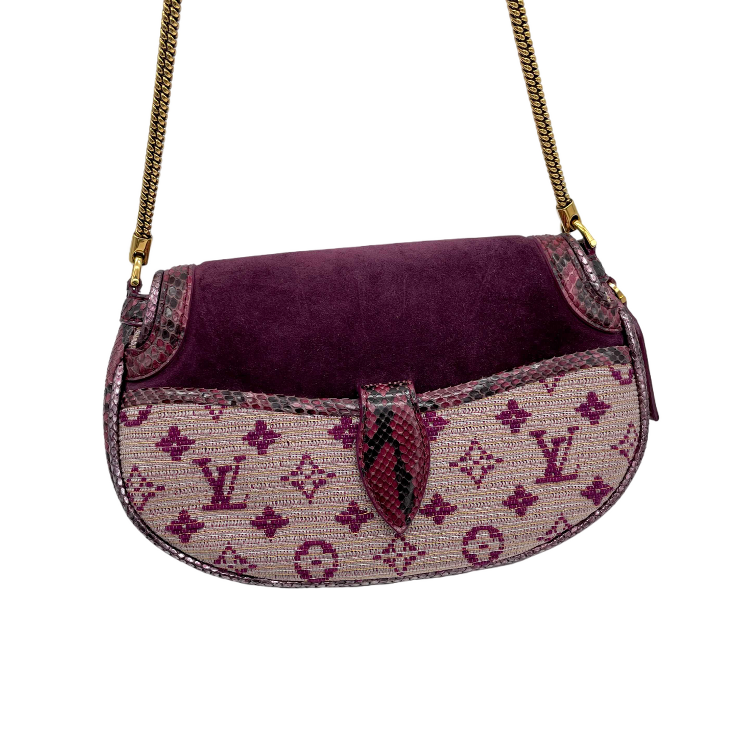 RARE☆☆☆☆☆☆LOUIS VUITTON 2011SS Monogram Empire Le Vent Violet N91107 Chain Shoulder Bag