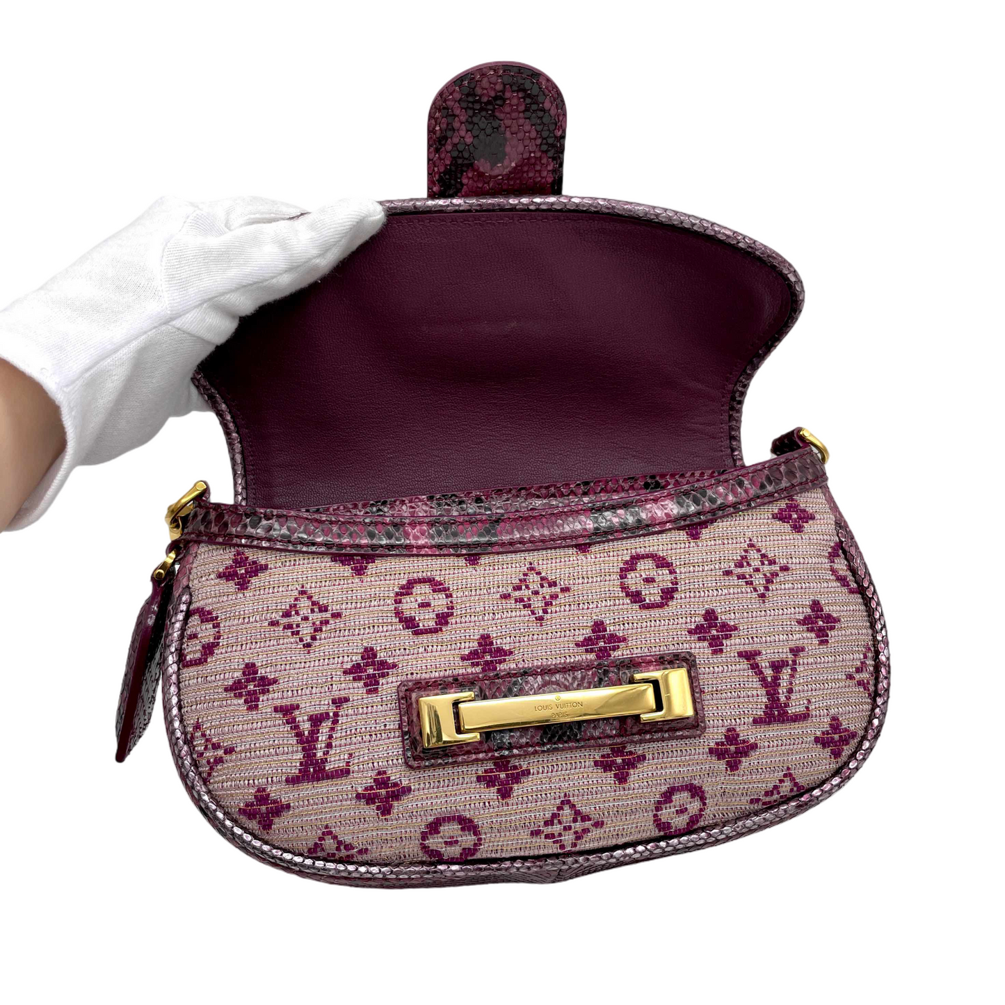 RARE☆☆☆☆☆☆LOUIS VUITTON 2011SS Monogram Empire Le Vent Violet N91107 Chain Shoulder Bag