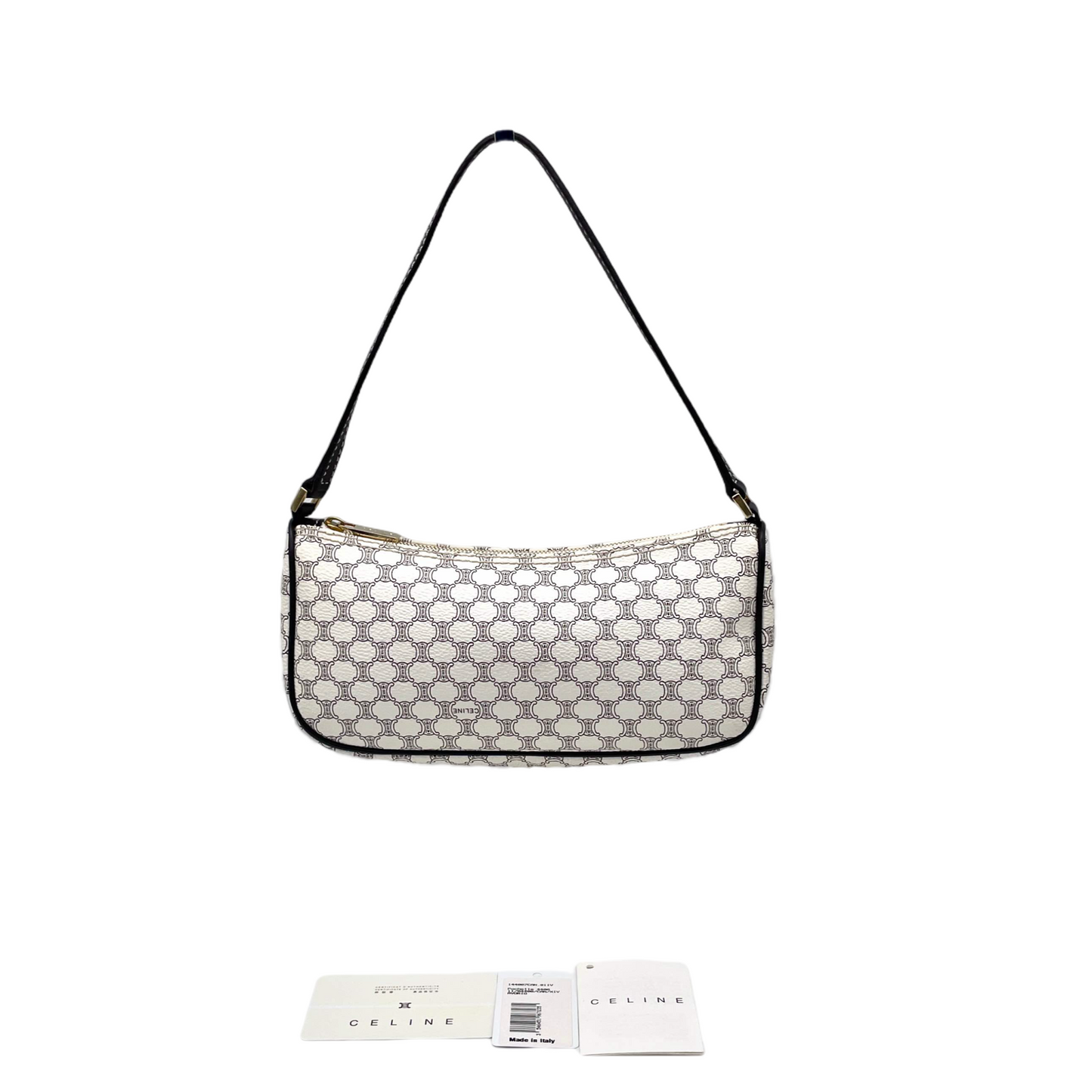 CELINE Macadamia White Accessory Pouch