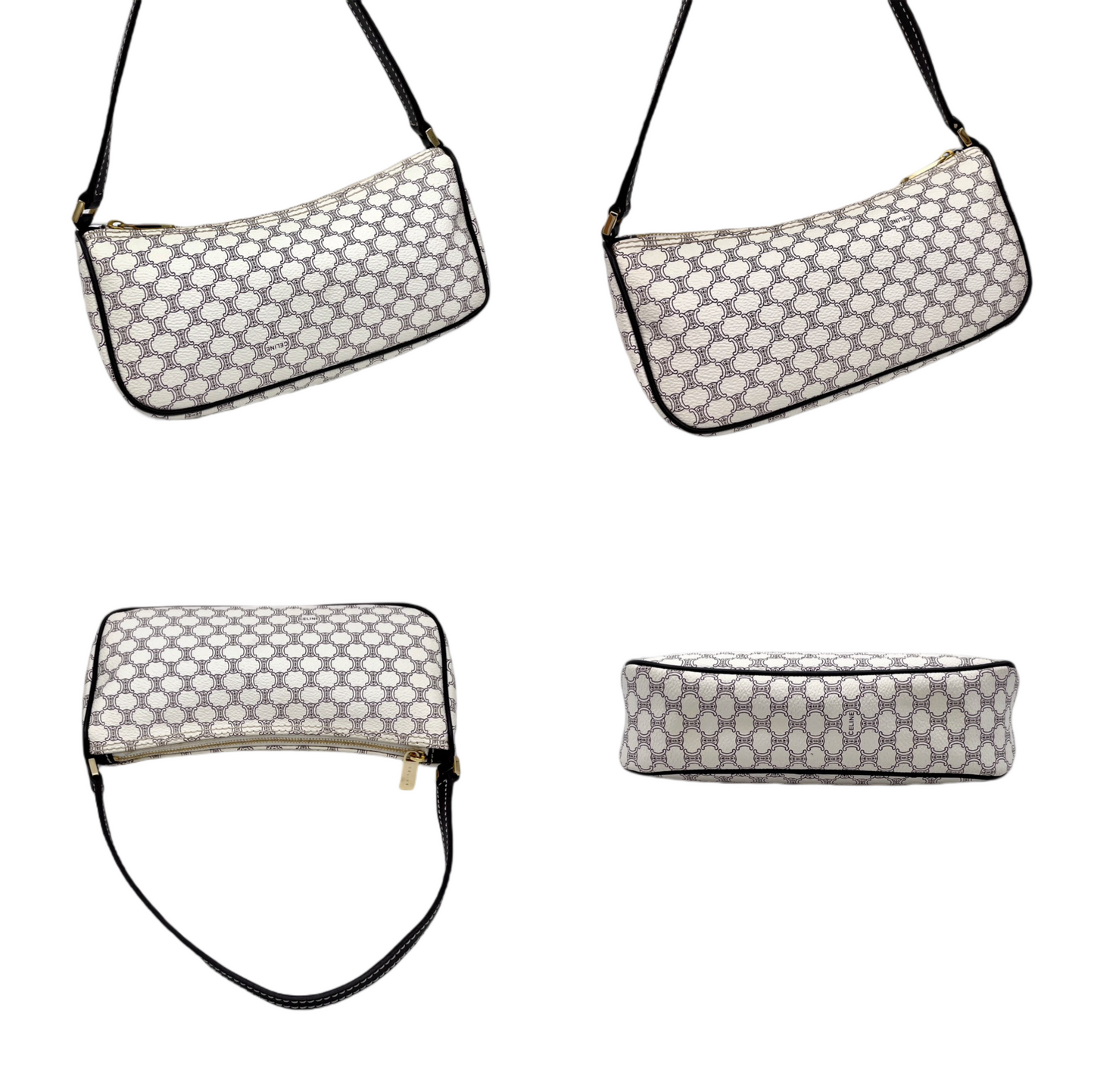 CELINE Macadamia White Accessory Pouch