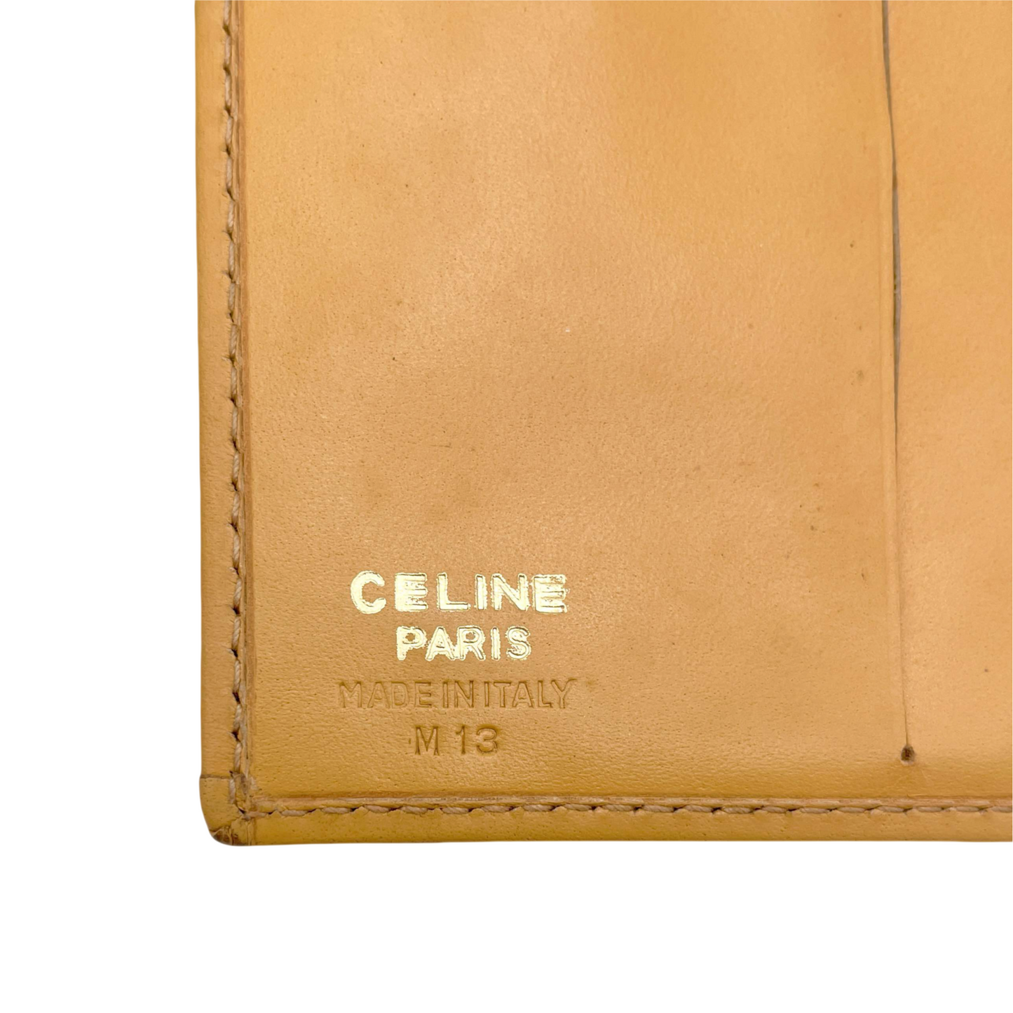 AUTH 二手 CELINE 牛仔布 Palima Kadam 单肩包