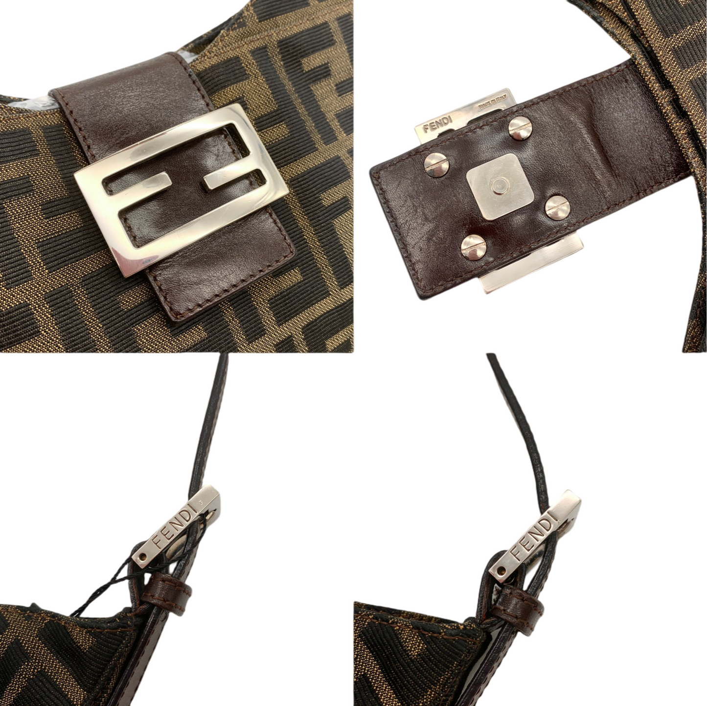 AUTH FENDI Sukka V 型妈妈包 单肩包