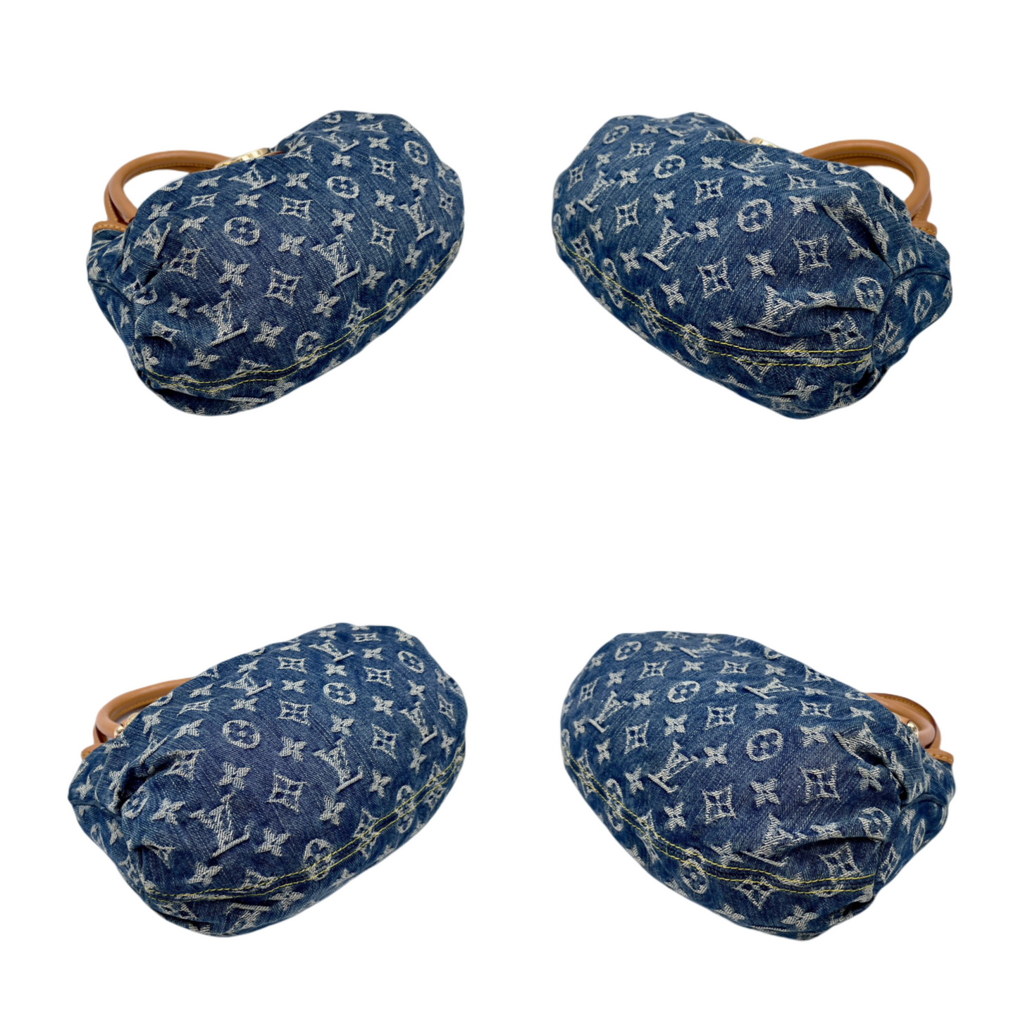 RARE☆☆☆ LOUIS VUITTON Monogram Denim Pretty Handbag M95020