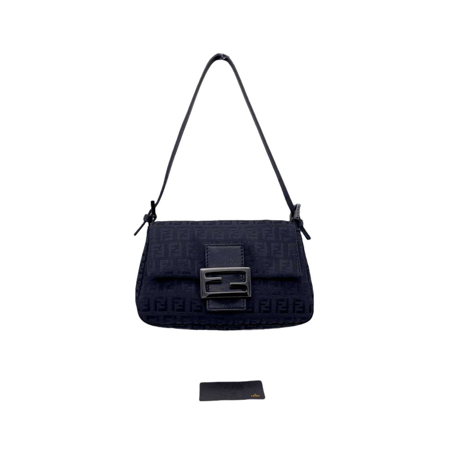 FENDI Zucchino Mini Manma Bucket Shoulder Bag