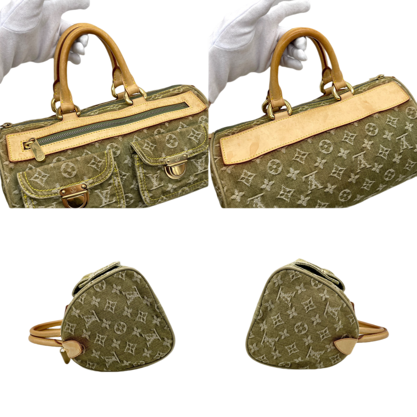 RARE☆☆☆☆LOUIS VUITTON Monogram Denim Neospeedy M95215