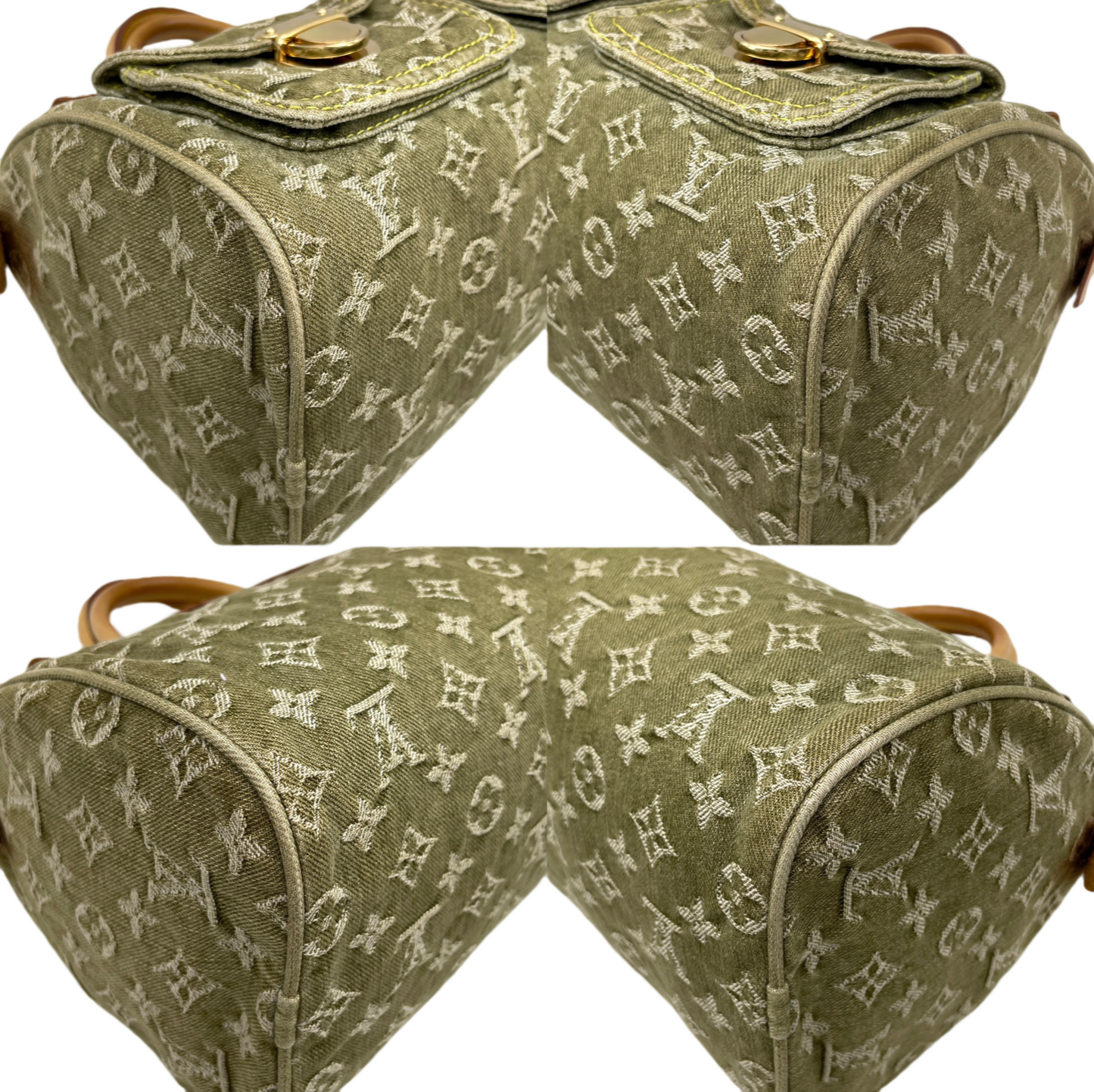 RARE☆☆☆☆LOUIS VUITTON Monogram Denim Neospeedy M95215