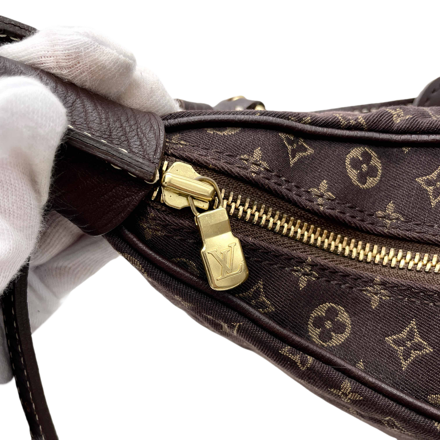 LOUIS VUITTON ﾓﾉｸﾞﾗﾑ ﾐﾆﾗﾝ ﾌﾞﾛｰﾆｭ ｴﾍﾞﾇ M95225