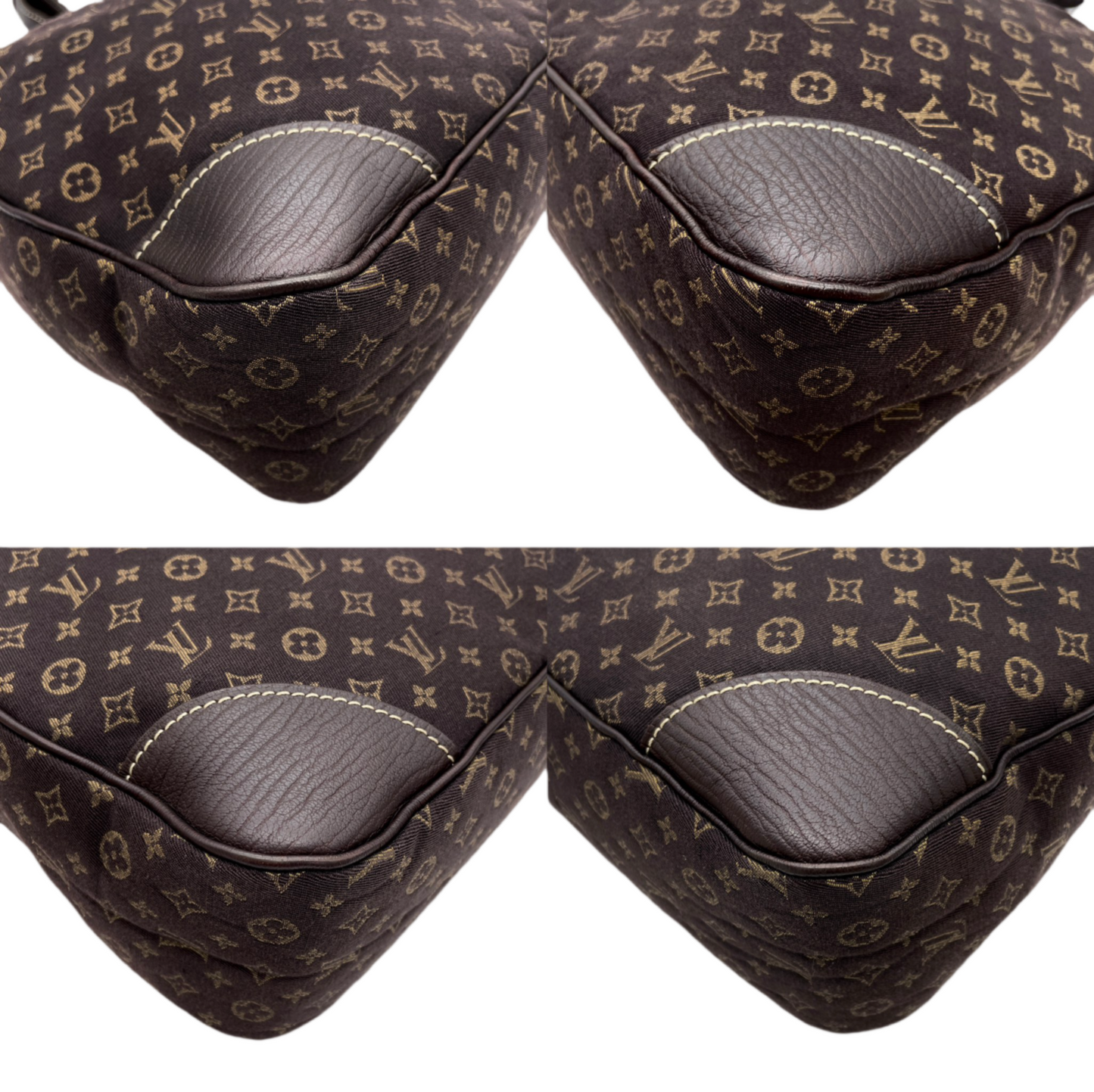 LOUIS VUITTON ﾓﾉｸﾞﾗﾑ ﾐﾆﾗﾝ ﾌﾞﾛｰﾆｭ ｴﾍﾞﾇ M95225