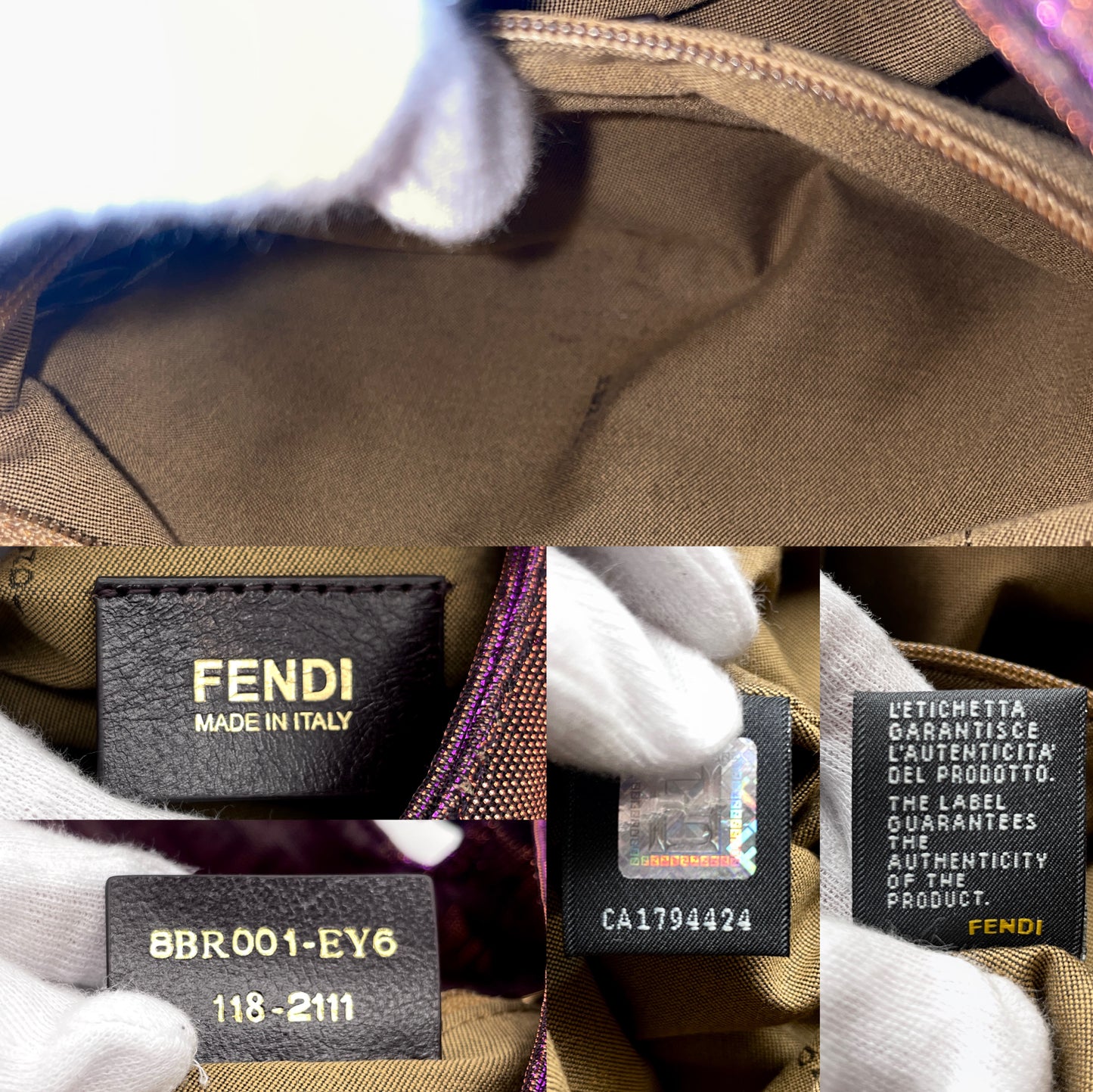 RARE☆☆☆FENDI ｽﾞｯｷｰﾉ ｼｬｲﾝﾏﾝﾏﾊﾞｹｯﾄGM ｼｮﾙﾀﾞｰﾊﾞｯｸﾞ