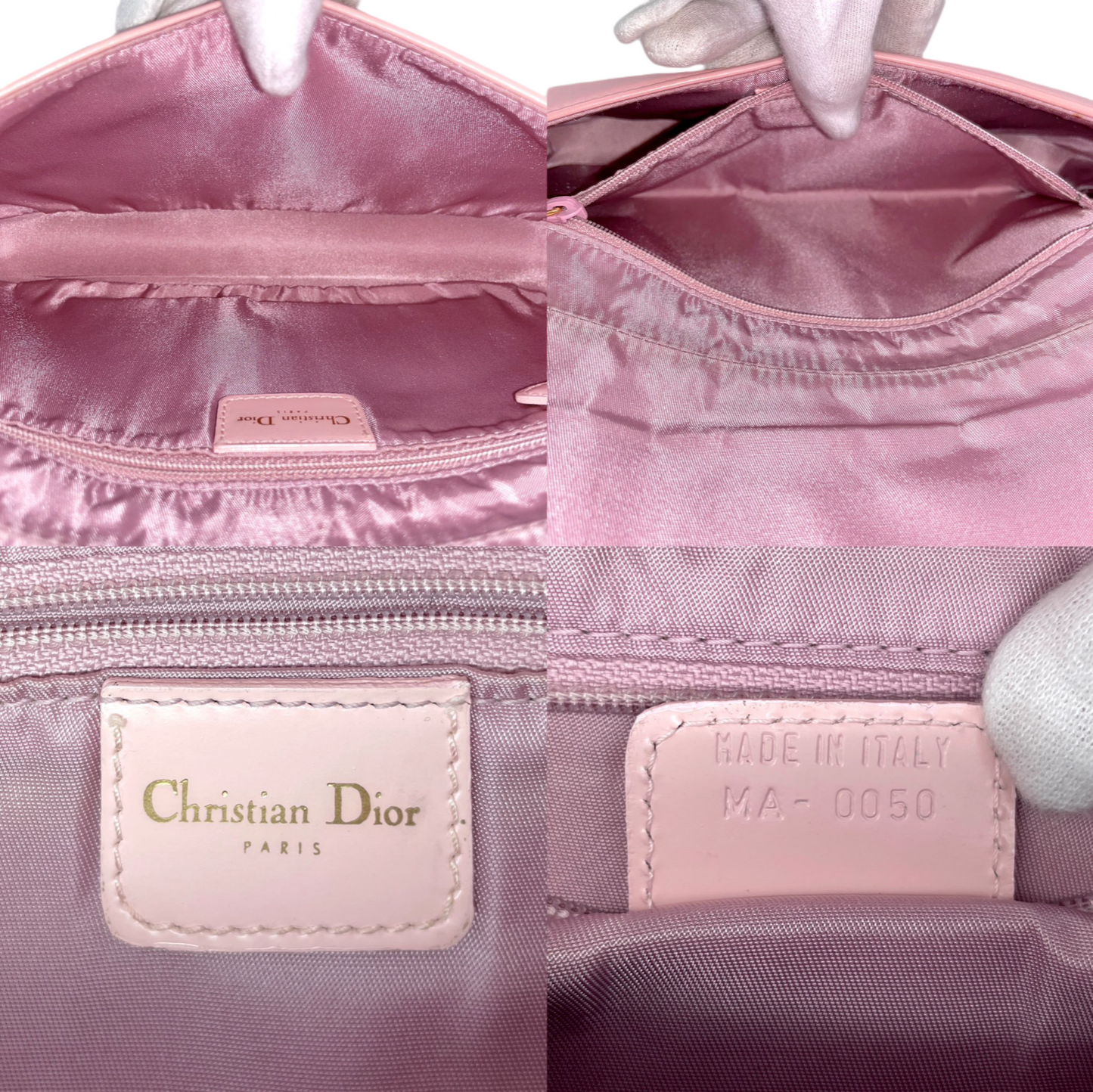 RARE☆☆☆CHRISTIAN DIOR Maris Pearl Flap Shoulder Bag