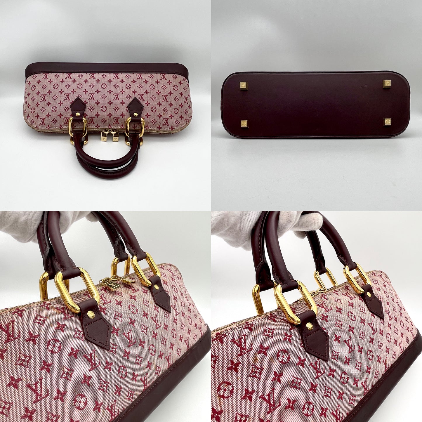 Afar Vintage Louis Vuitton ﾓﾉｸﾞﾗﾑ ﾐﾆﾗﾝ ｱﾙﾏ･ﾛﾝ ｽﾘｰｽﾞ M922074