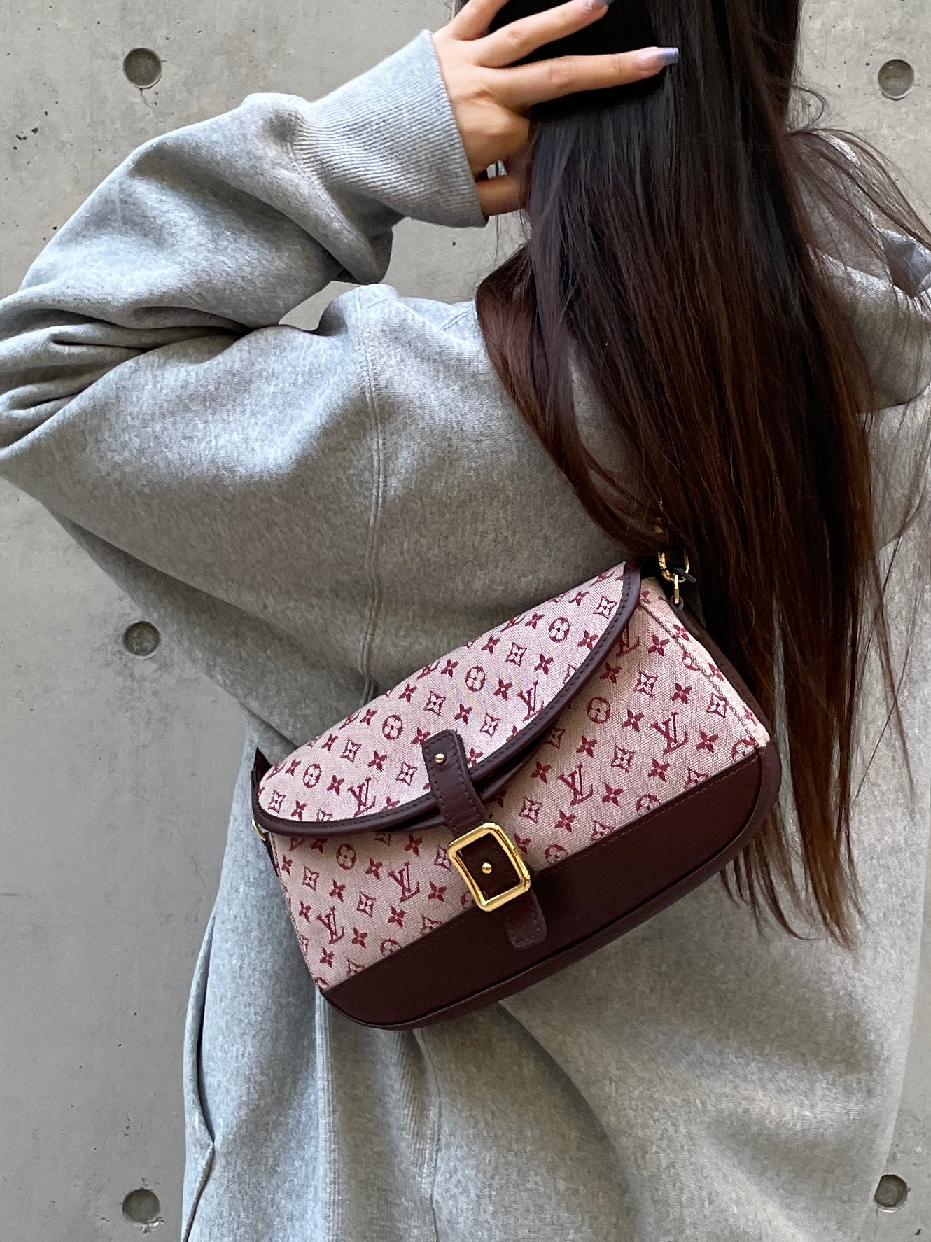 Afar Vintage Louis Vuitton Monogram Mini Run Marjoly M92691 Pink