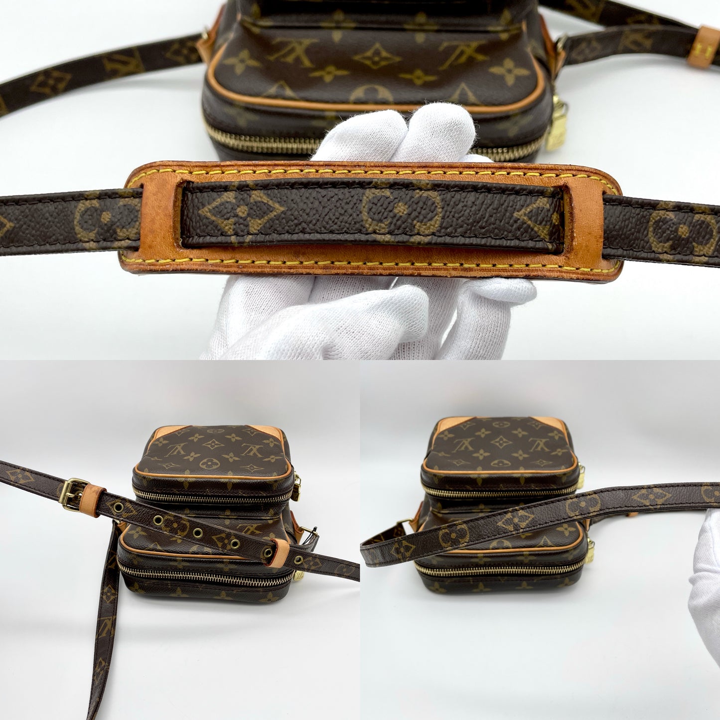 LOUIS VUITTON Monogram Amazon M45266 Crossbody Shoulder Bag Brown