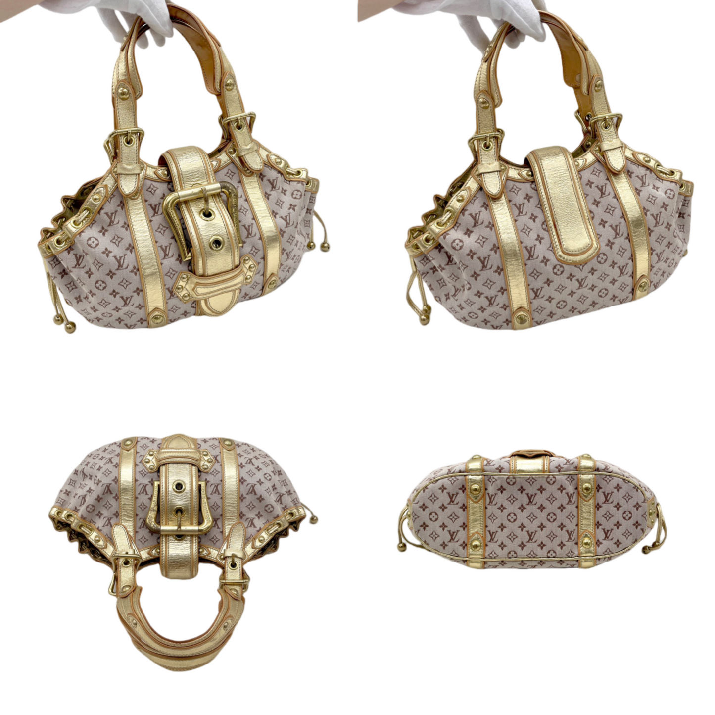 AUTH Pre-owned LOUIS VUITTON Monogram Multicolor Lodge PM M40053 White