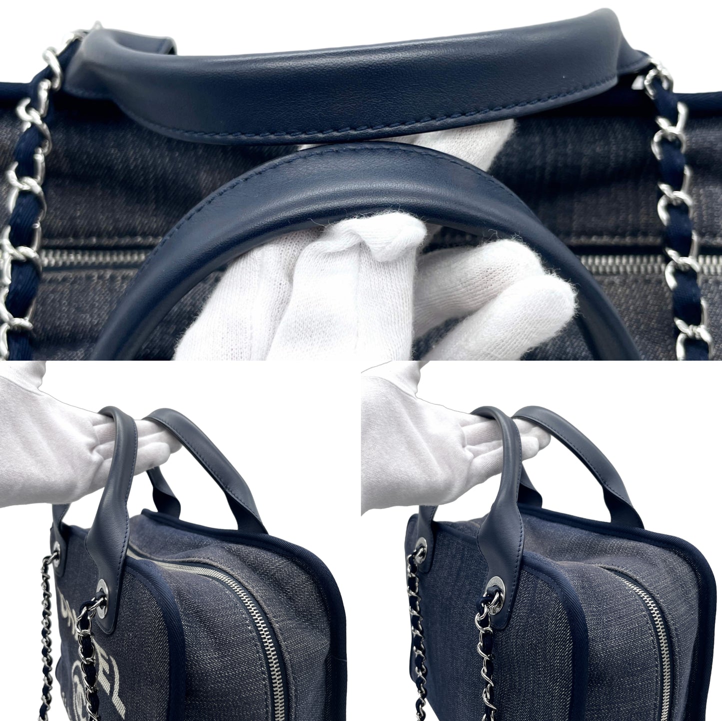 CHANEL Deville Bowling 2Way Chain Shoulder Bag