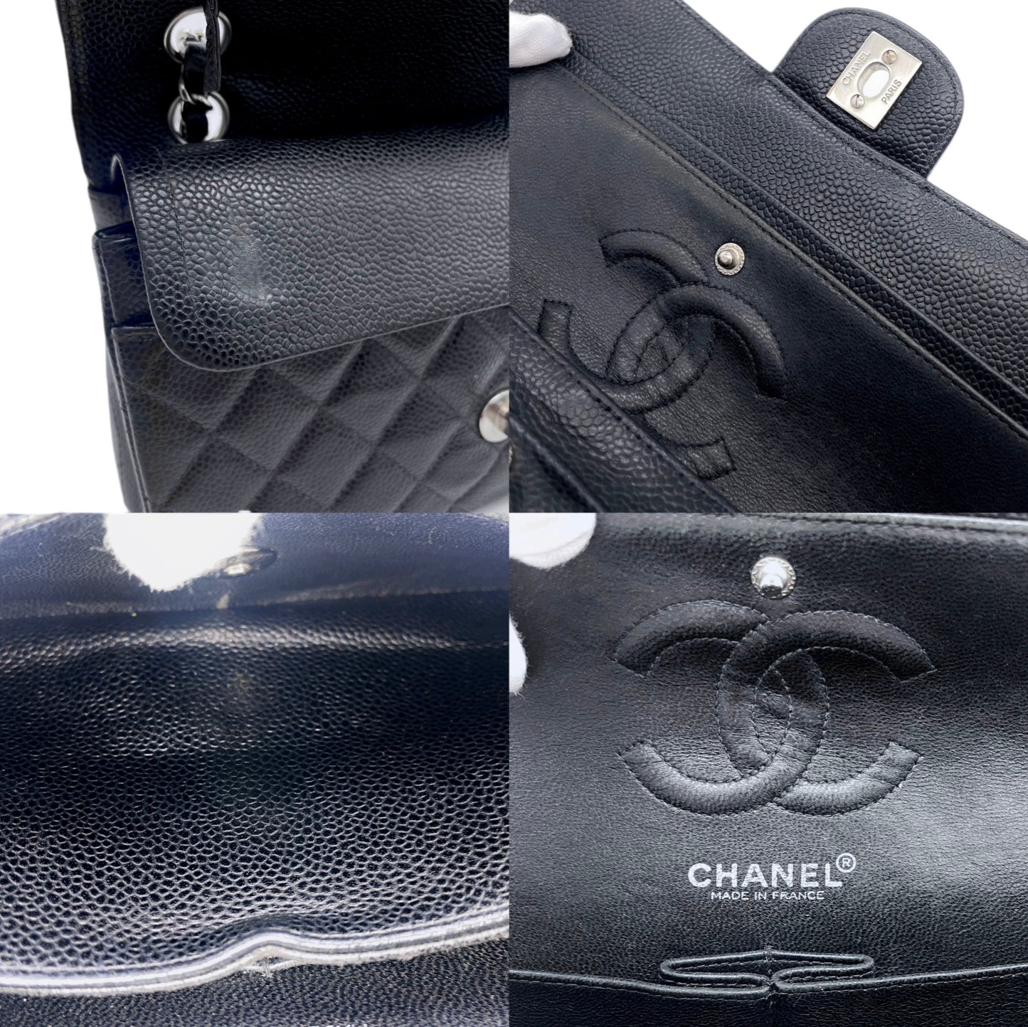 RARE☆☆☆CHANEL ﾏﾄﾗｯｾ ｷｬﾋﾞｱｽｷﾝﾚｻﾞｰ ｸﾗｼｯｸﾌﾗｯﾌﾟ WﾁｪｰﾝｼｮﾙﾀﾞｰﾊﾞｯｸﾞPM