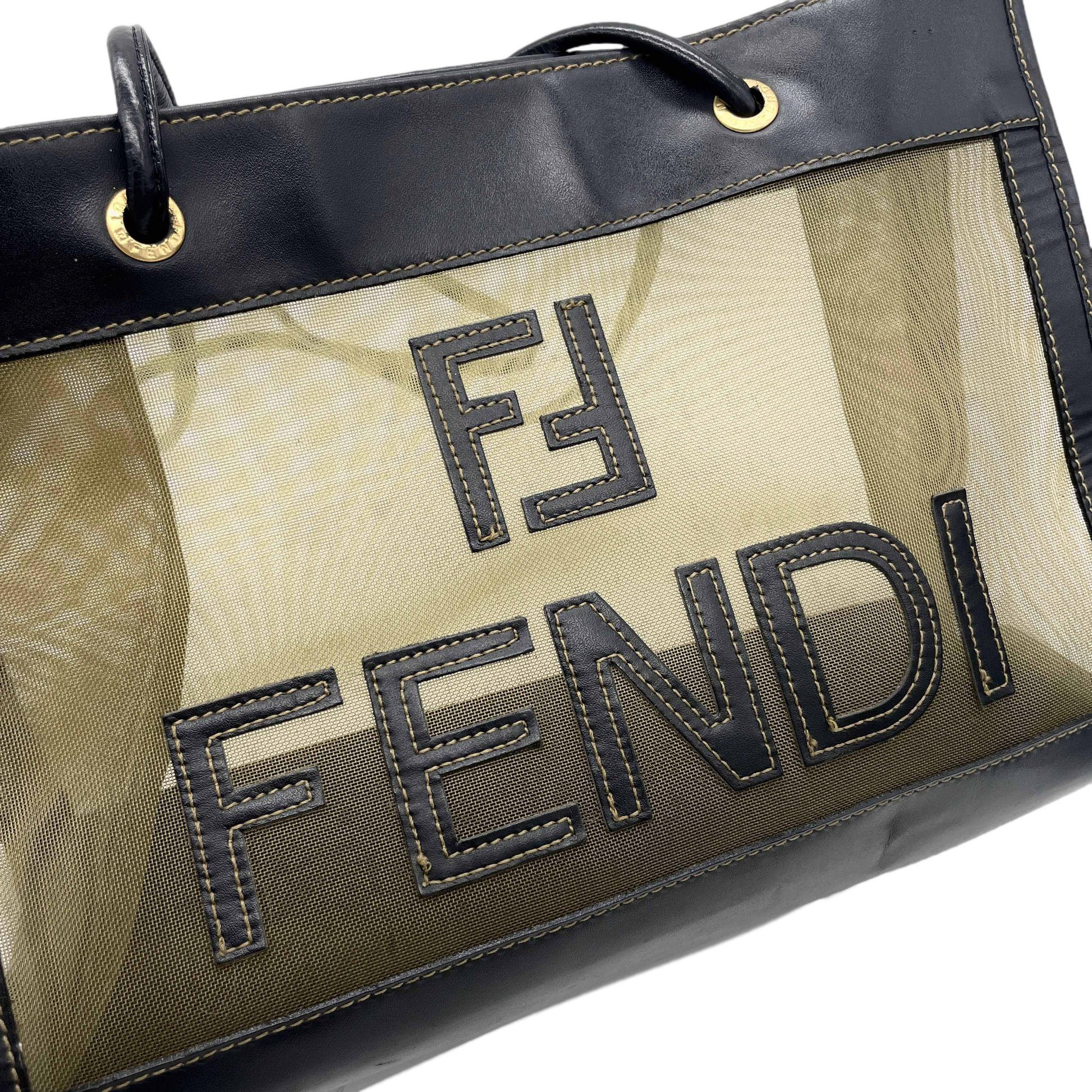 Fendi mesh tote sales