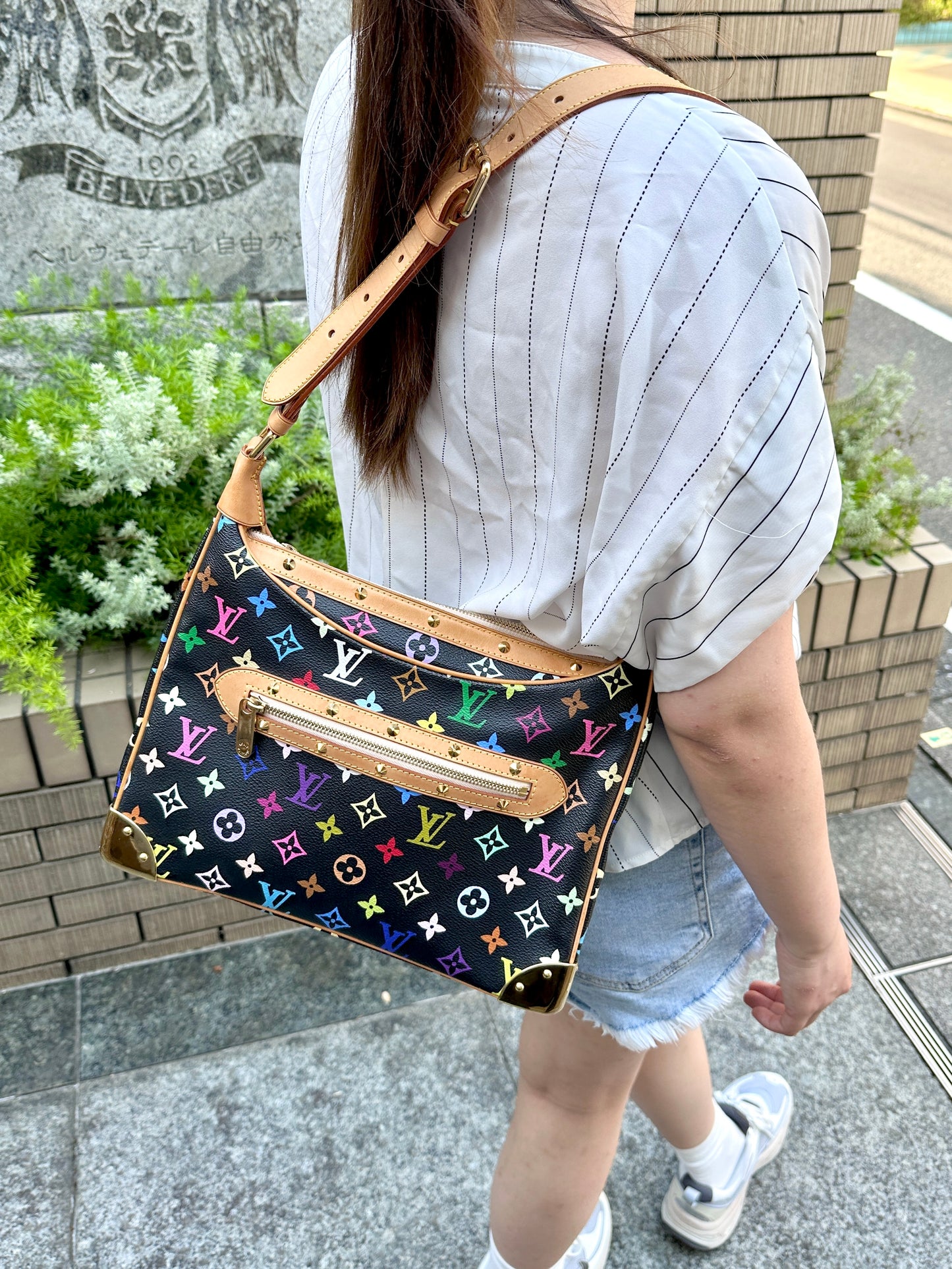 RARE☆☆☆☆LOUIS VUITTON ﾓﾉｸﾞﾗﾑ ﾏﾙﾁｶﾗｰﾌﾞﾗｯｸ ﾌﾞﾛｰﾆｭ ﾉﾜｰﾙ M92638