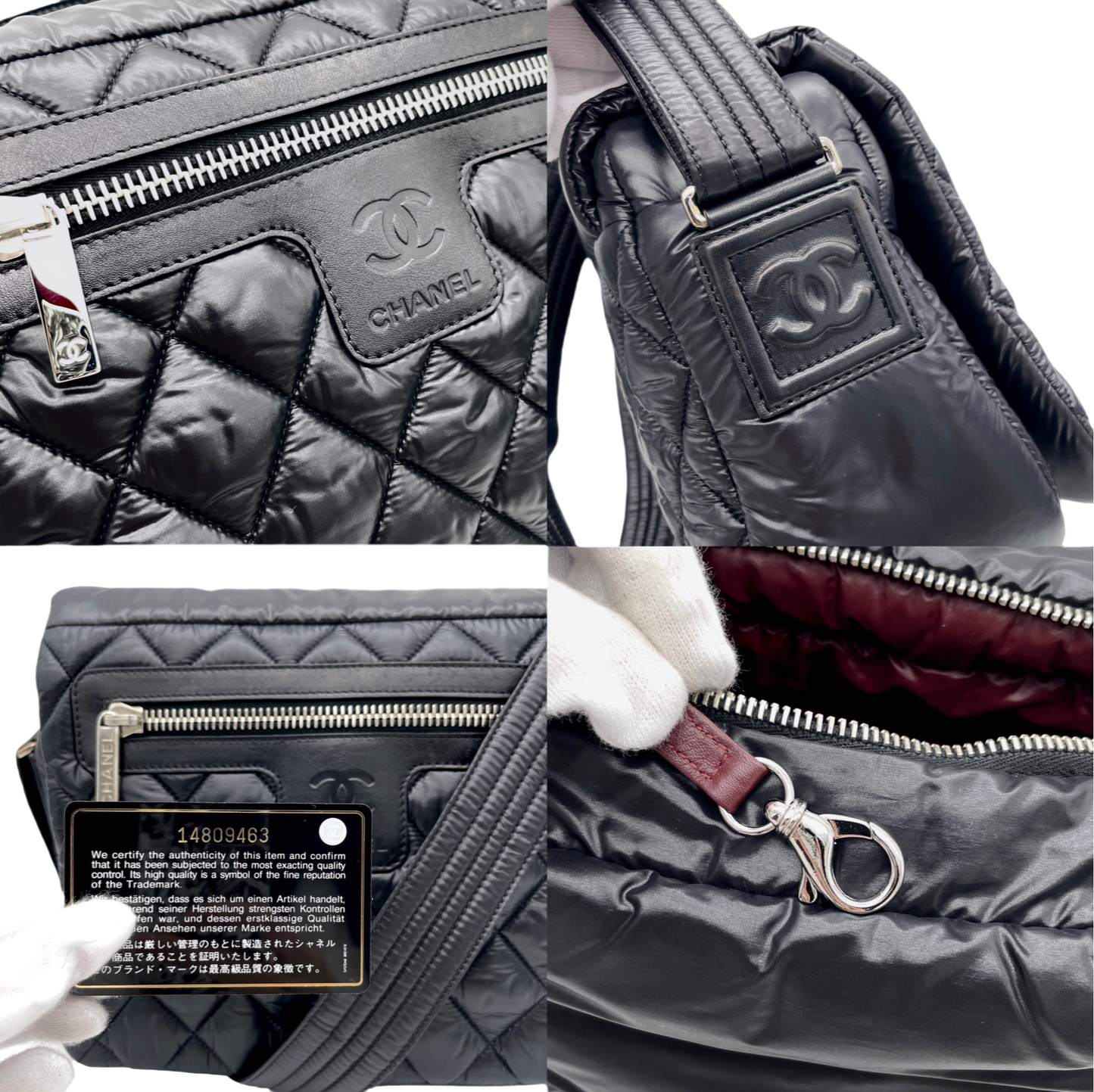 RARE☆☆☆CHANEL ｺｺ ｺｸｰﾝ ﾅｲﾛﾝ ｼｮﾙﾀﾞｰﾊﾞｯｸﾞ