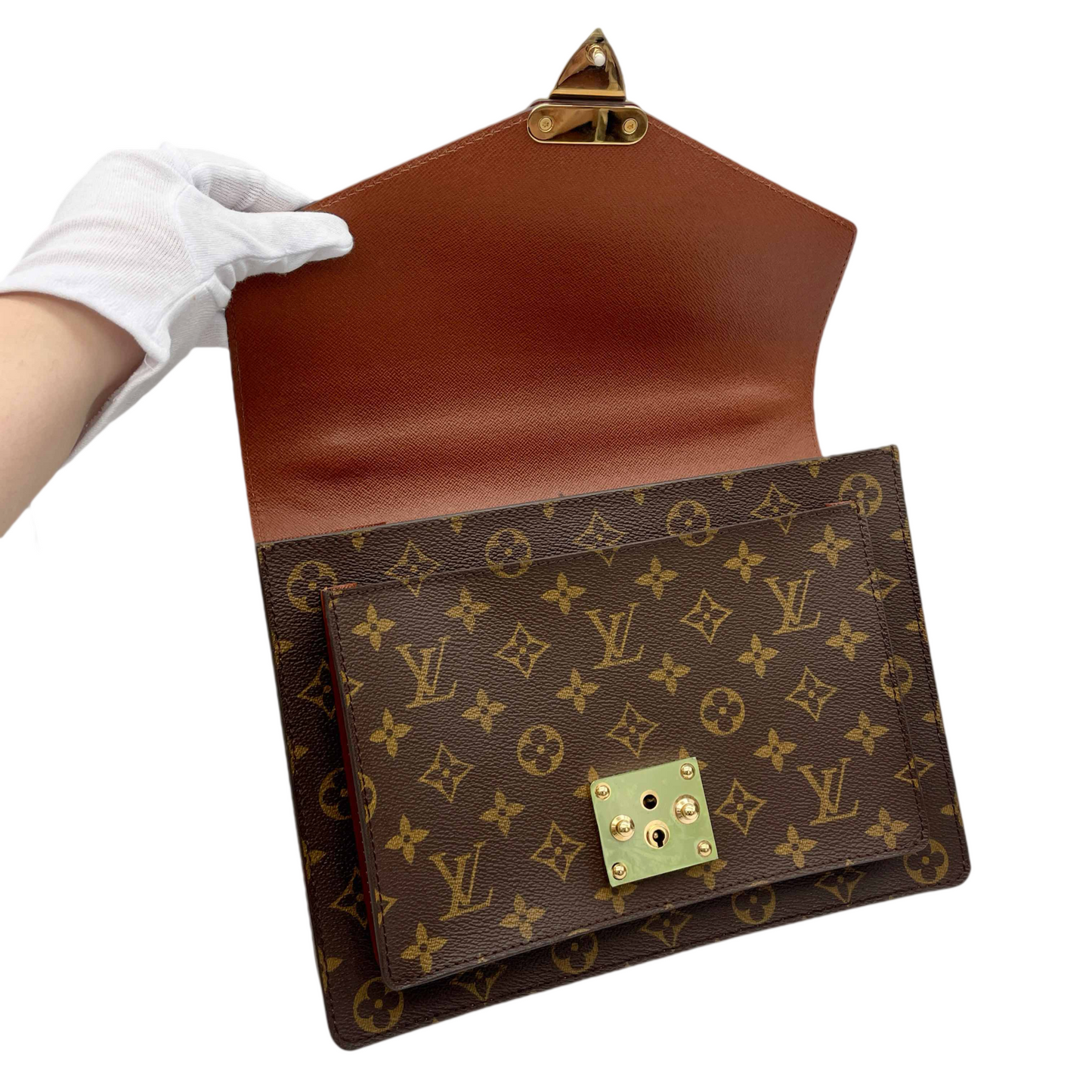 LOUIS VUITTON ﾓﾉｸﾞﾗﾑ ﾓﾝｿｰ 2Wayﾊﾝﾄﾞﾊﾞｯｸﾞ