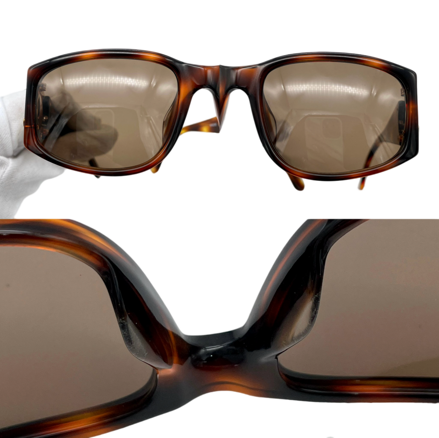 CHANEL Coco Mark Tortoiseshell-Style Sunglasses