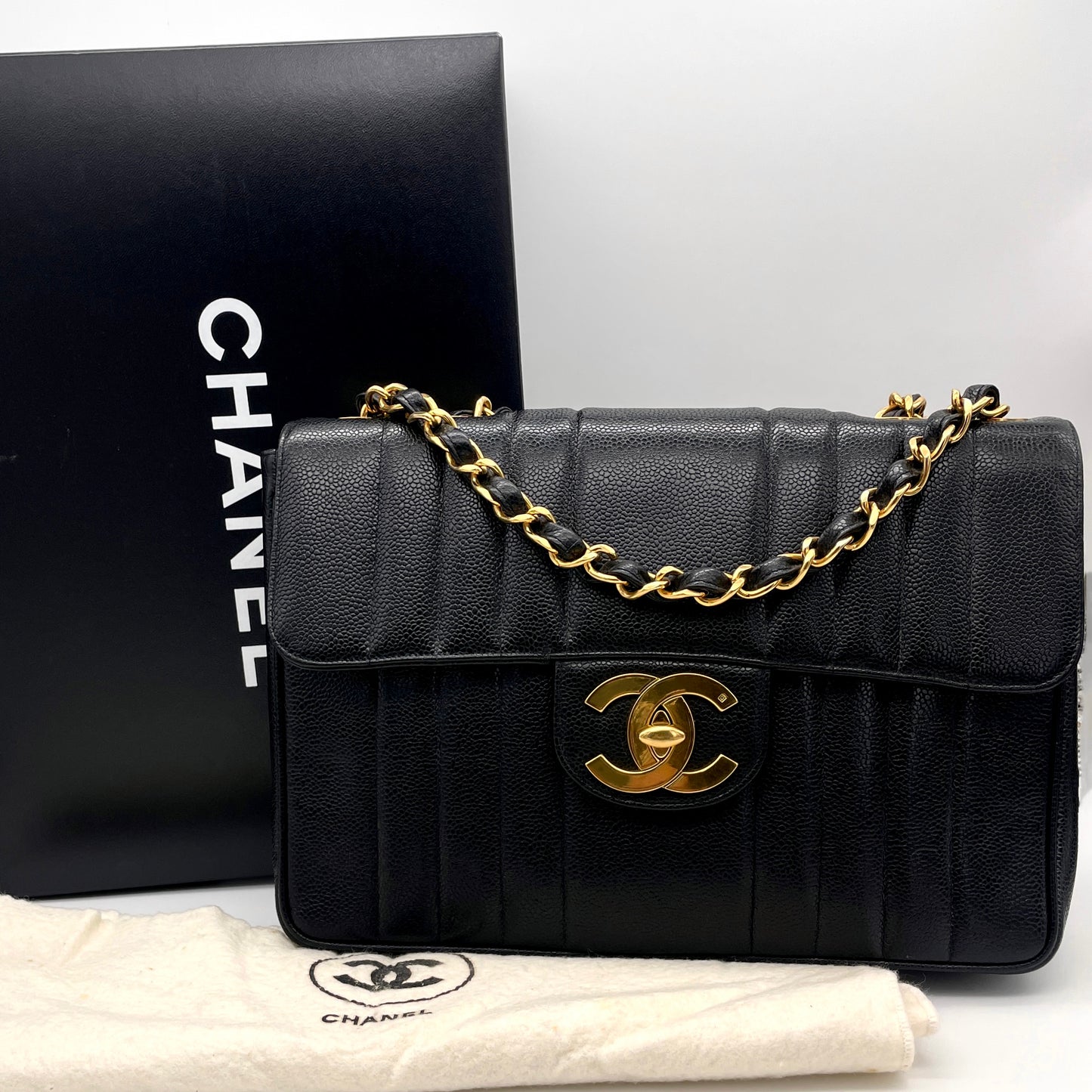 CHANEL ﾏﾄﾓｱｾﾞﾙ ﾃﾞｶｺｺﾏｰｸ ﾁｪｰﾝｼｮﾙﾀﾞｰﾊﾞｯｸﾞ