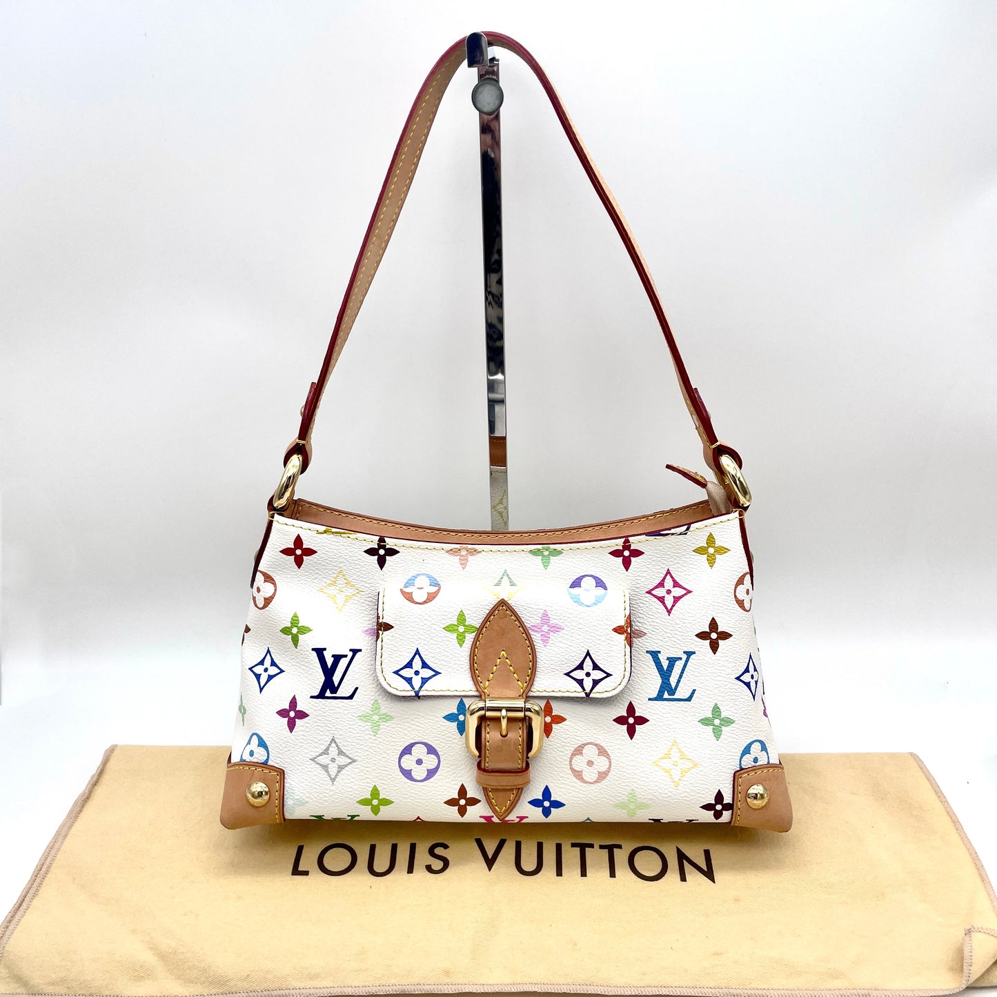 LOUIS VUITTON ﾓﾉｸﾞﾗﾑ ﾏﾙﾁｶﾗｰ ﾎﾜｲﾄ ｴﾗｲｻﾞ ﾌﾞﾛﾝ M40098