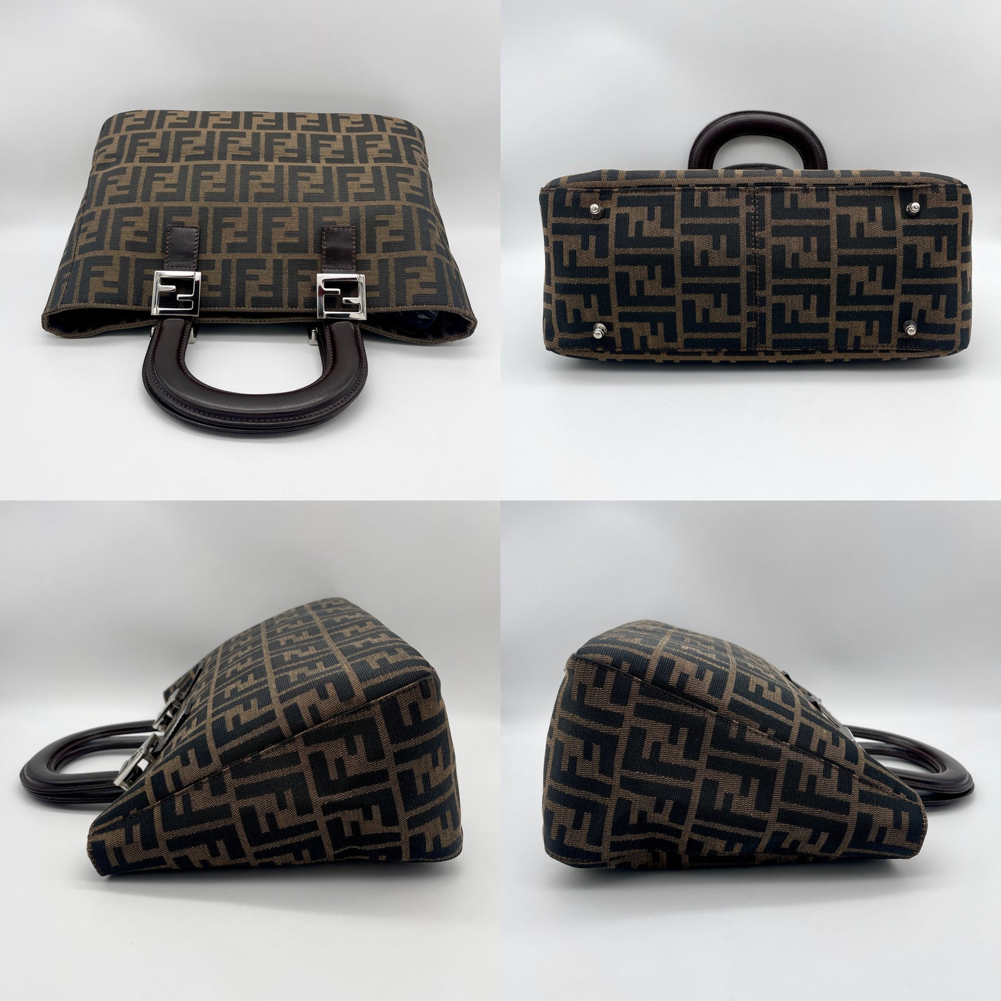 AUTH Pre-owned FENDI ｽﾞｯｶ ﾄｰﾄﾊﾝﾄﾞﾊﾞｯｸﾞ