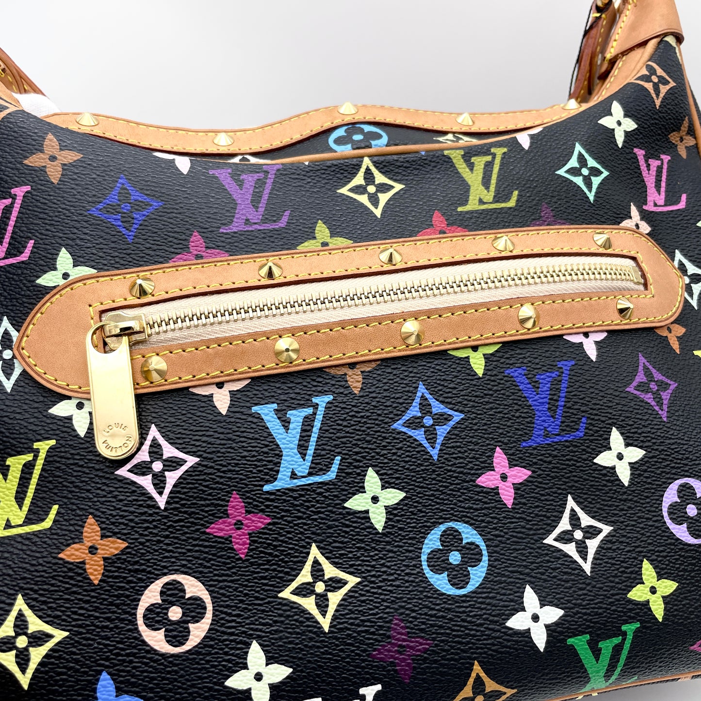 稀有☆☆☆☆LOUIS VUITTON Monogram 多色黑色 Brownie Noir M92638