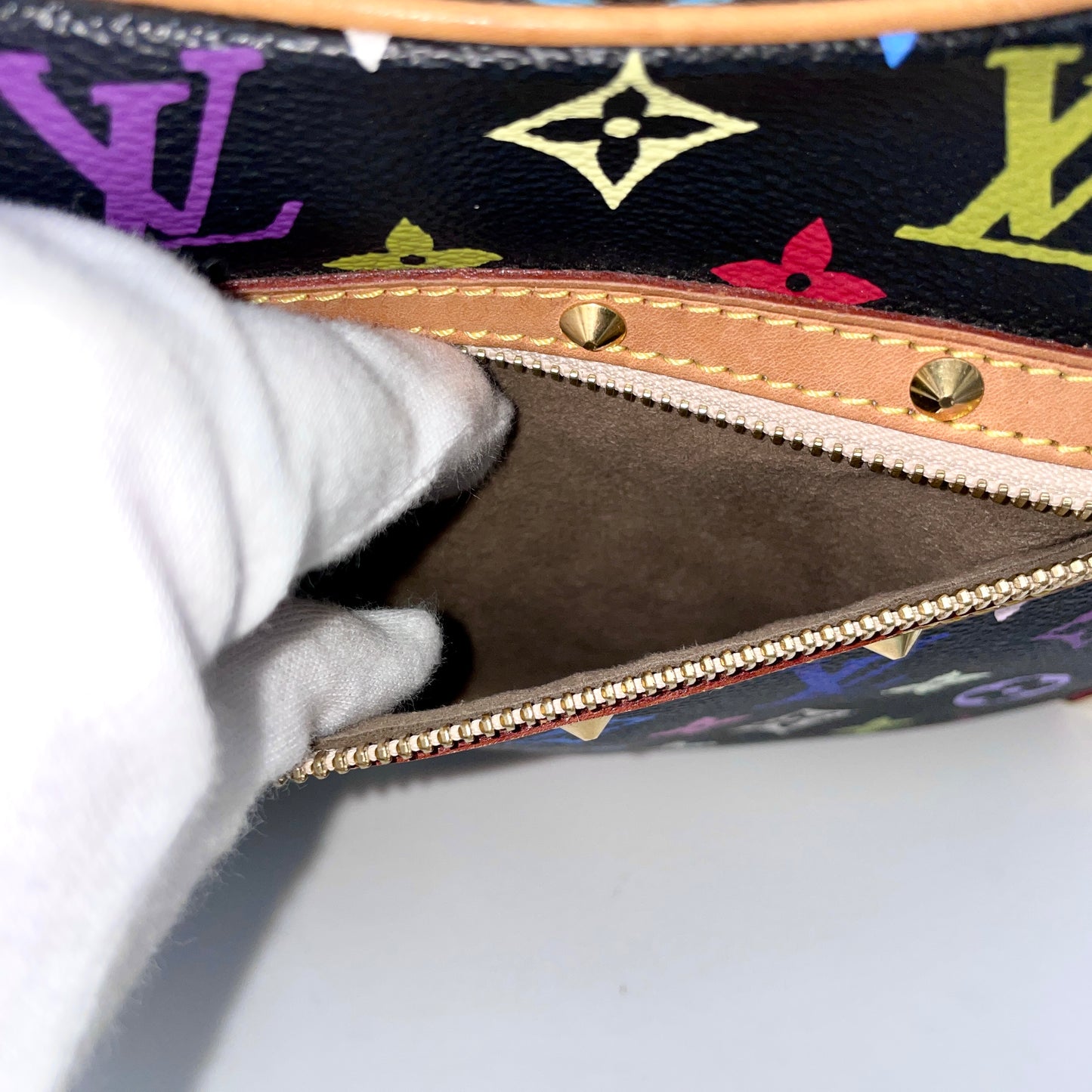 稀有☆☆☆☆LOUIS VUITTON Monogram 多色黑色 Brownie Noir M92638