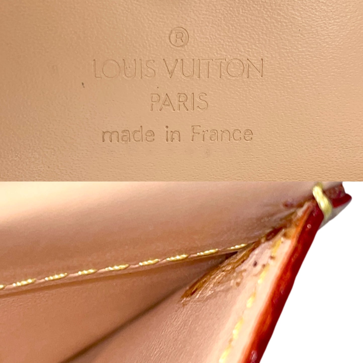 AUTH Pre-owned Louis Vuitton Monogram Pochette Florentine M51855