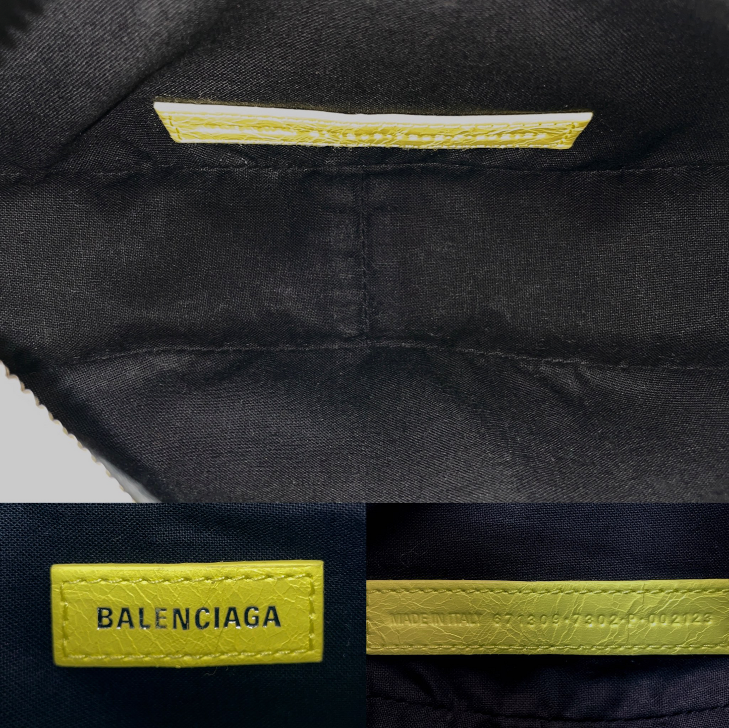 RARE☆☆☆☆Balenciaga Le Cagole Shoulder Bag XS in Neon Green Arena Lambskin, Aged-Silver Hardware