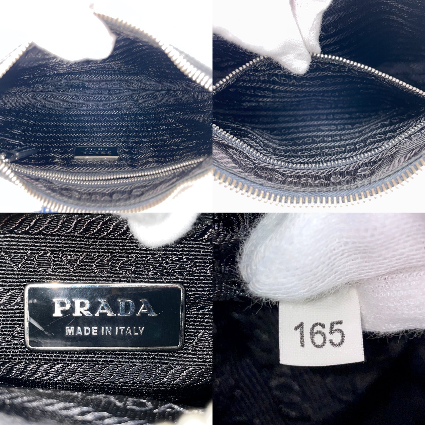 PRADA 三角ﾛｺﾞ HOBO ｼｮﾙﾀﾞｰﾊﾞｯｸﾞ