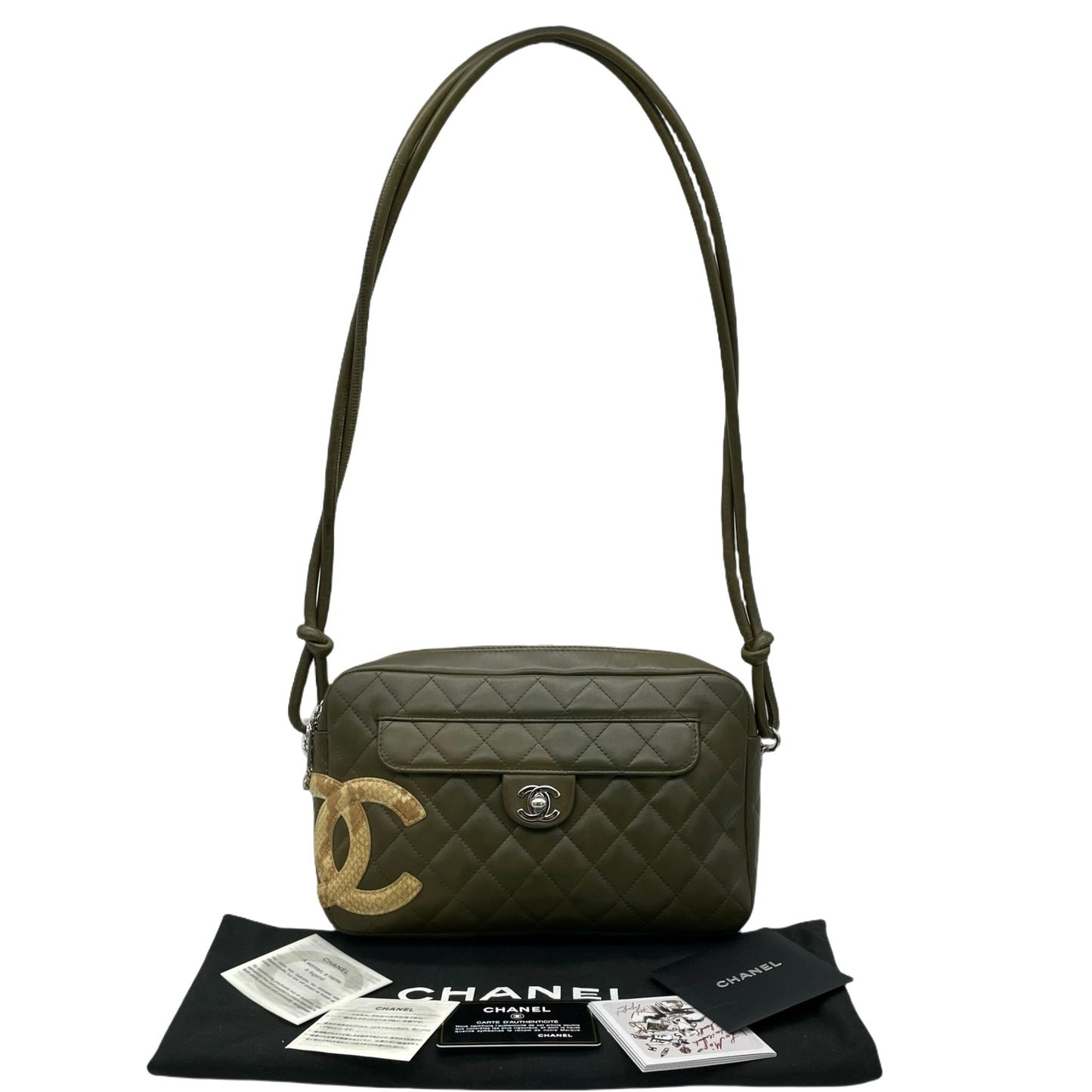 RARE☆☆☆CHANEL ｶﾝﾎﾞﾝﾗｲﾝ ﾊﾟｲｿﾝｺｺﾏｰｸ ｼｮﾙﾀﾞｰﾊﾞｯｸﾞ