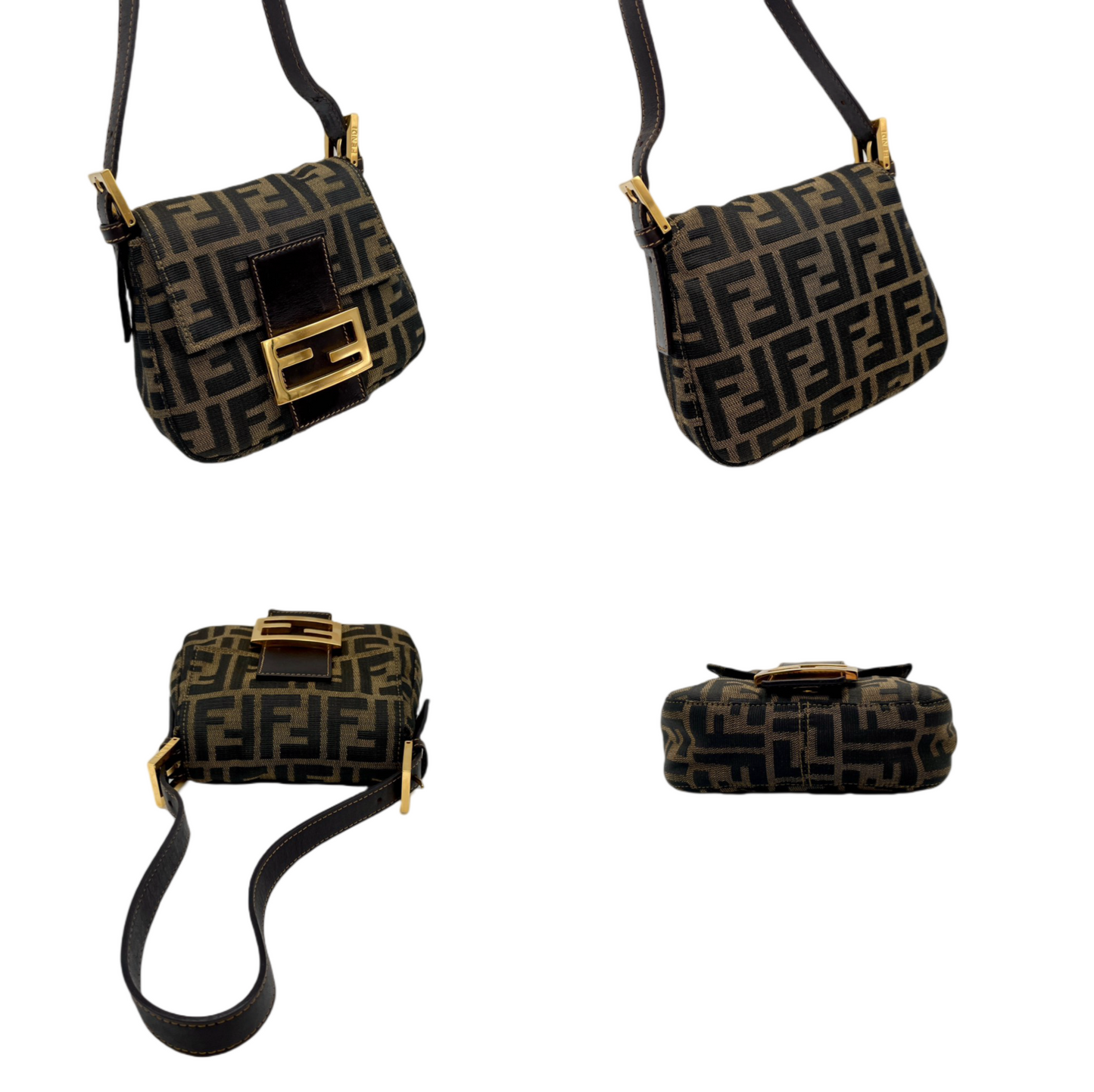 RARE☆☆☆FENDI ｽﾞｯｶ ﾐﾆﾐﾆﾏﾝﾏﾊﾞｹｯﾄ ｼｮﾙﾀﾞｰﾊﾞｯｸﾞGHW