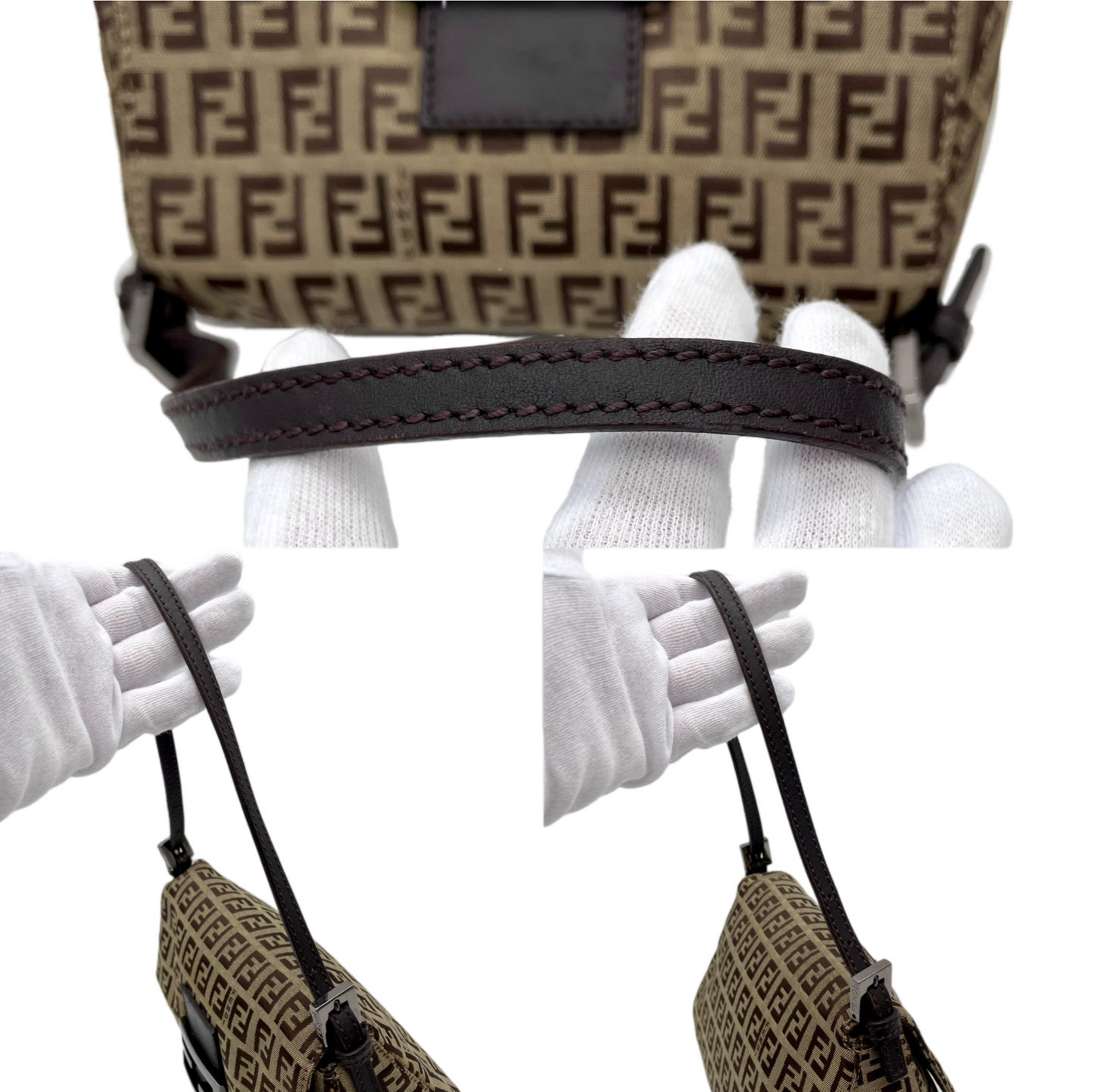 FENDI ｽﾞｯｷｰﾉ ﾐﾆﾏﾝﾏﾊﾞｹｯﾄ ｼｮﾙﾀﾞｰﾊﾞｯｸﾞ