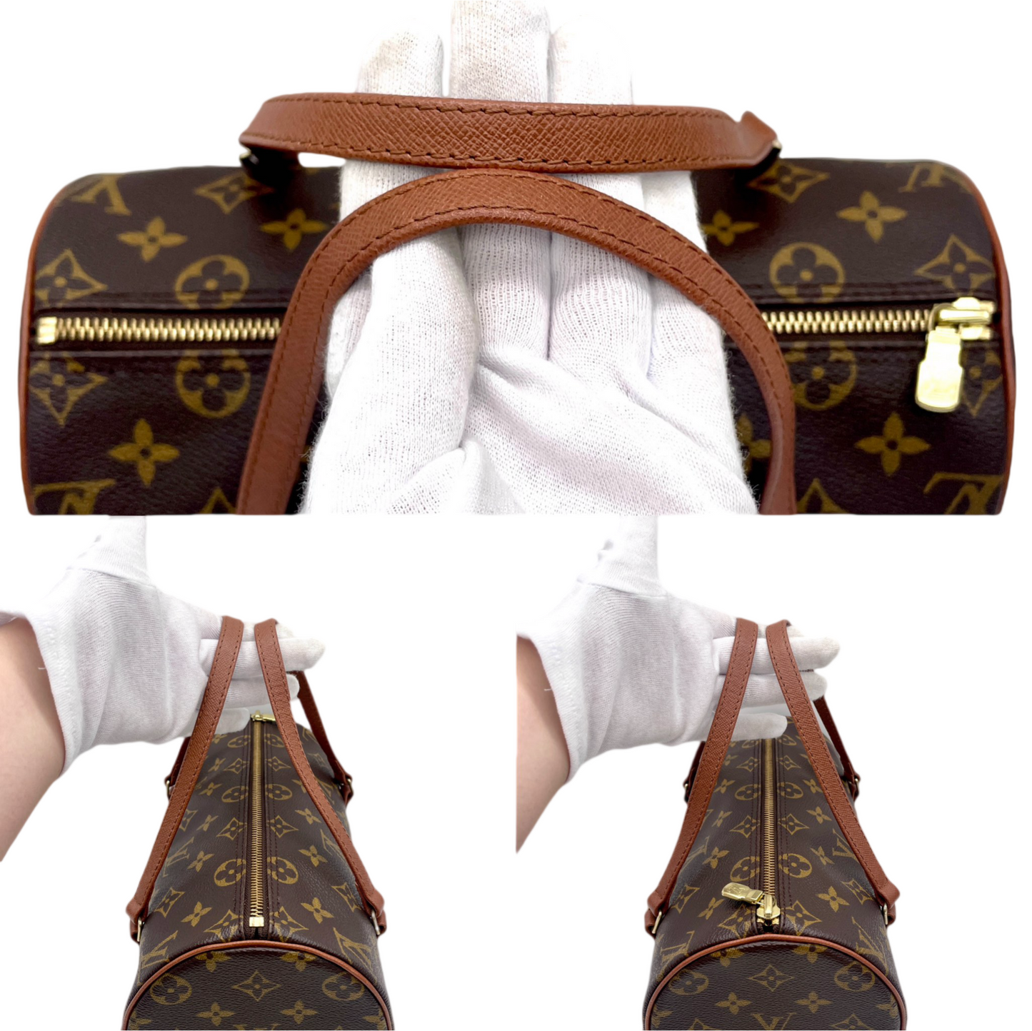 Afar 复古 二手 LOUIS VUITTON Damier Marais N42240/带袋