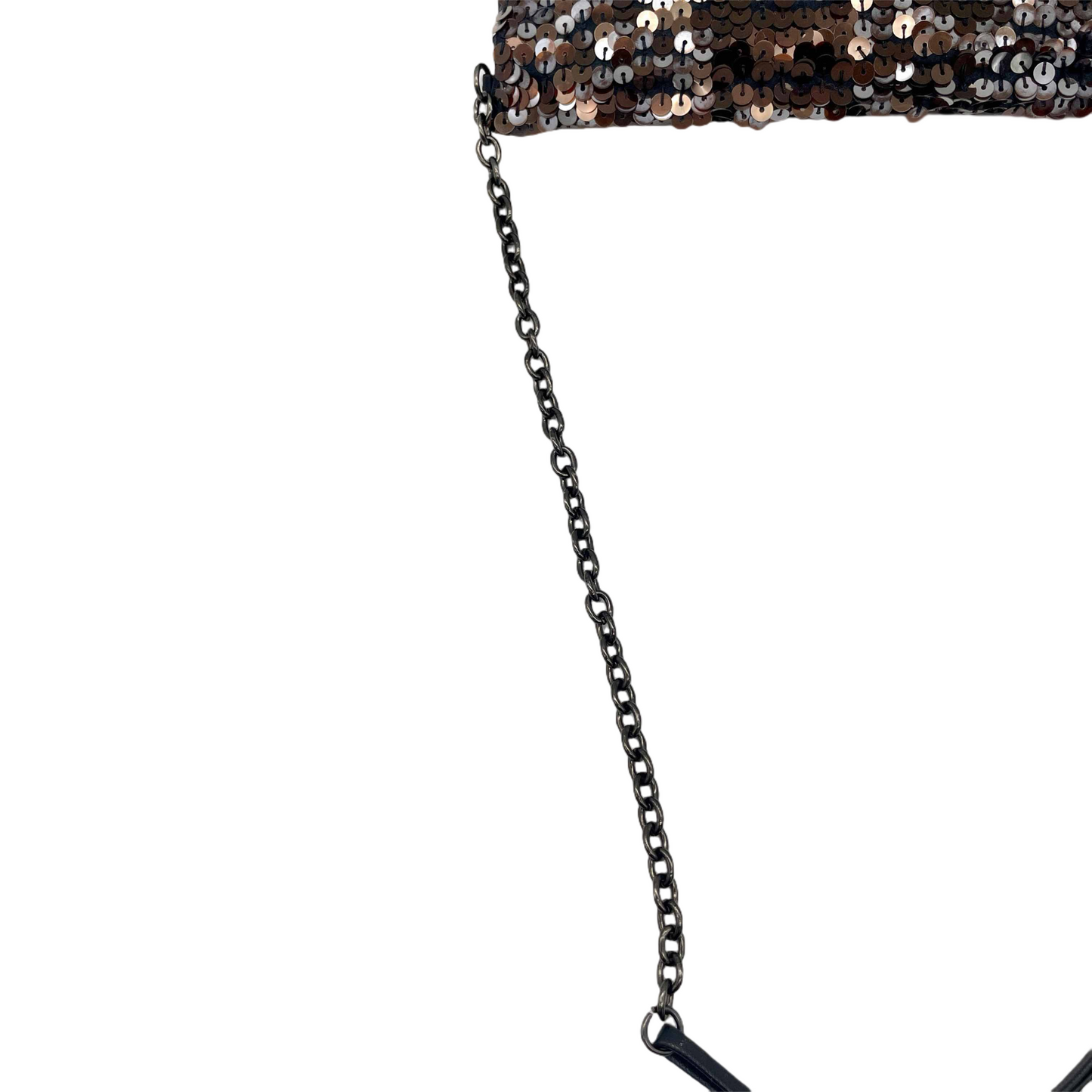 RARE☆☆☆PRADA triangle logo sequins chain shoulder bag