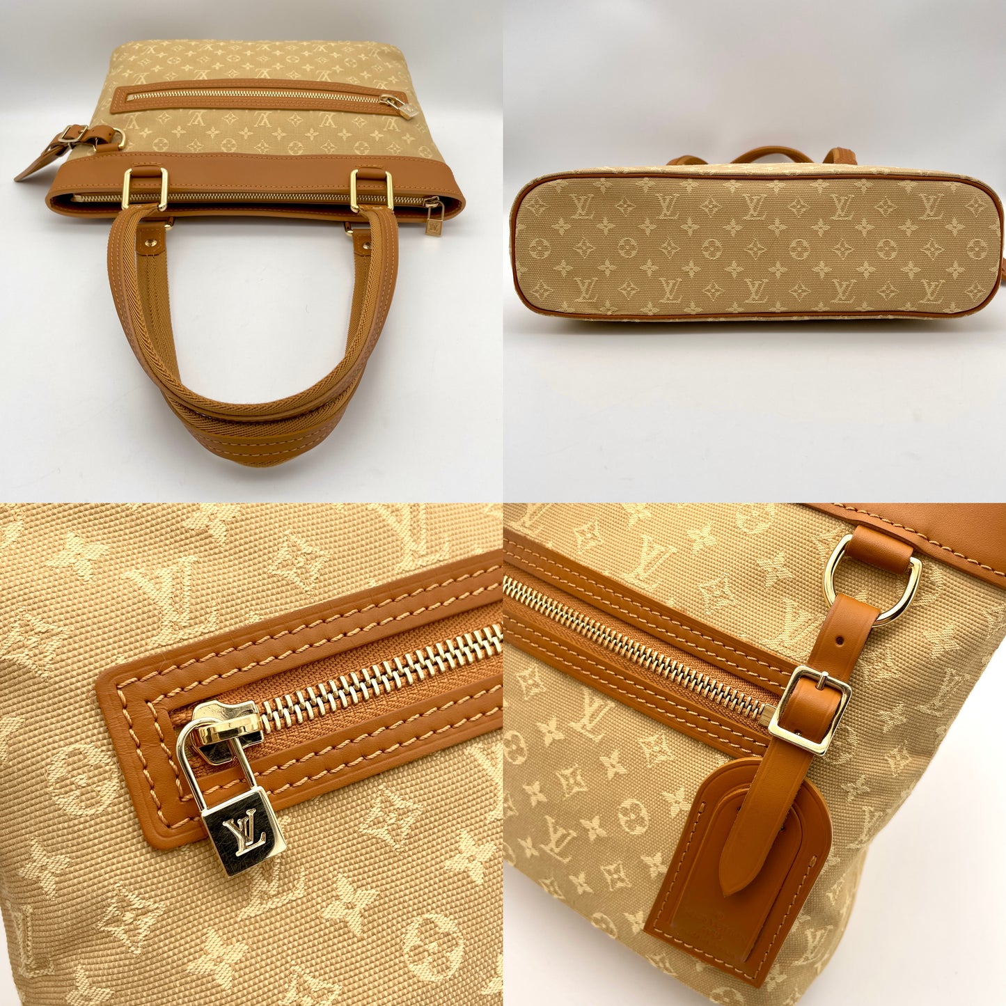 AUTH Pre-owned LOUIS VUITTON Monogram Miniran Lucie PM Baige