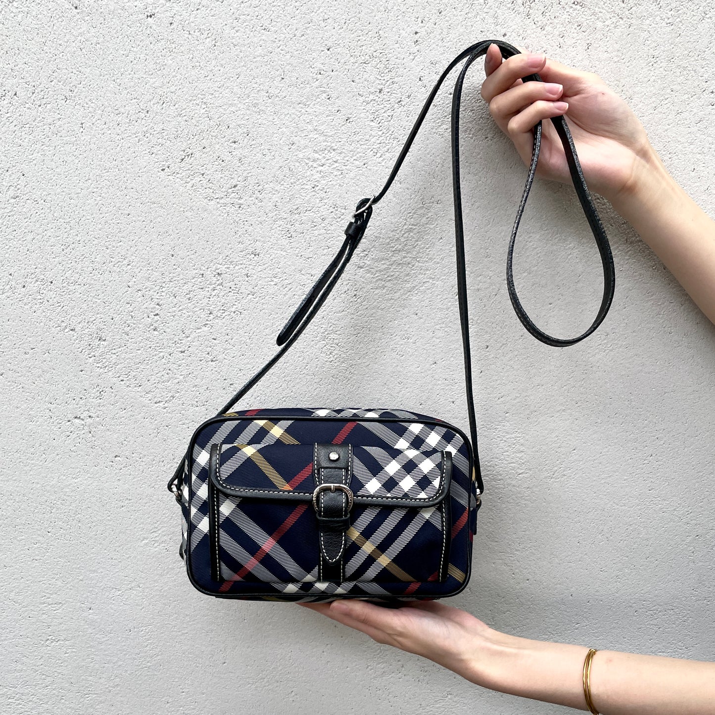 BURBERRY Checkered Shoulder Bag