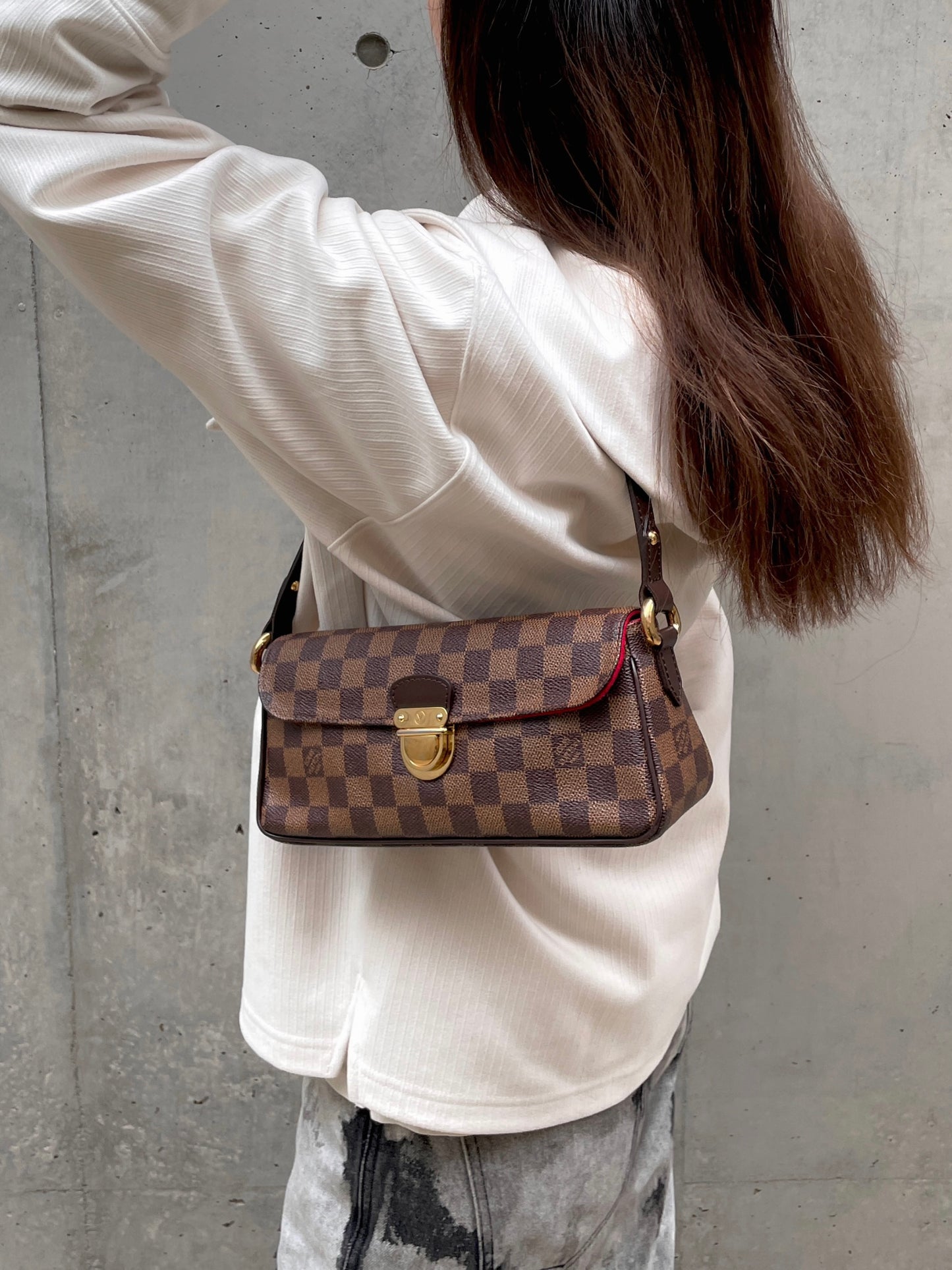 稀有☆☆☆LOUIS VUITTON Damie Lavallo 小号单肩包 N60007