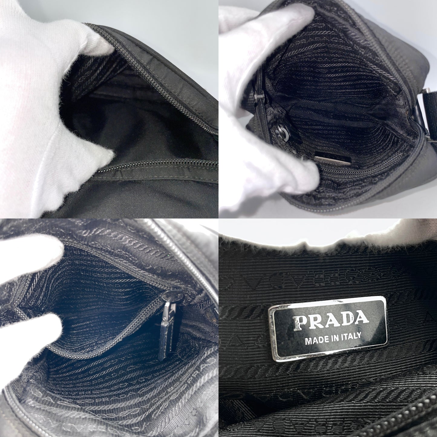 AUTH 二手 PRADA 亚马逊型斜挎单肩包