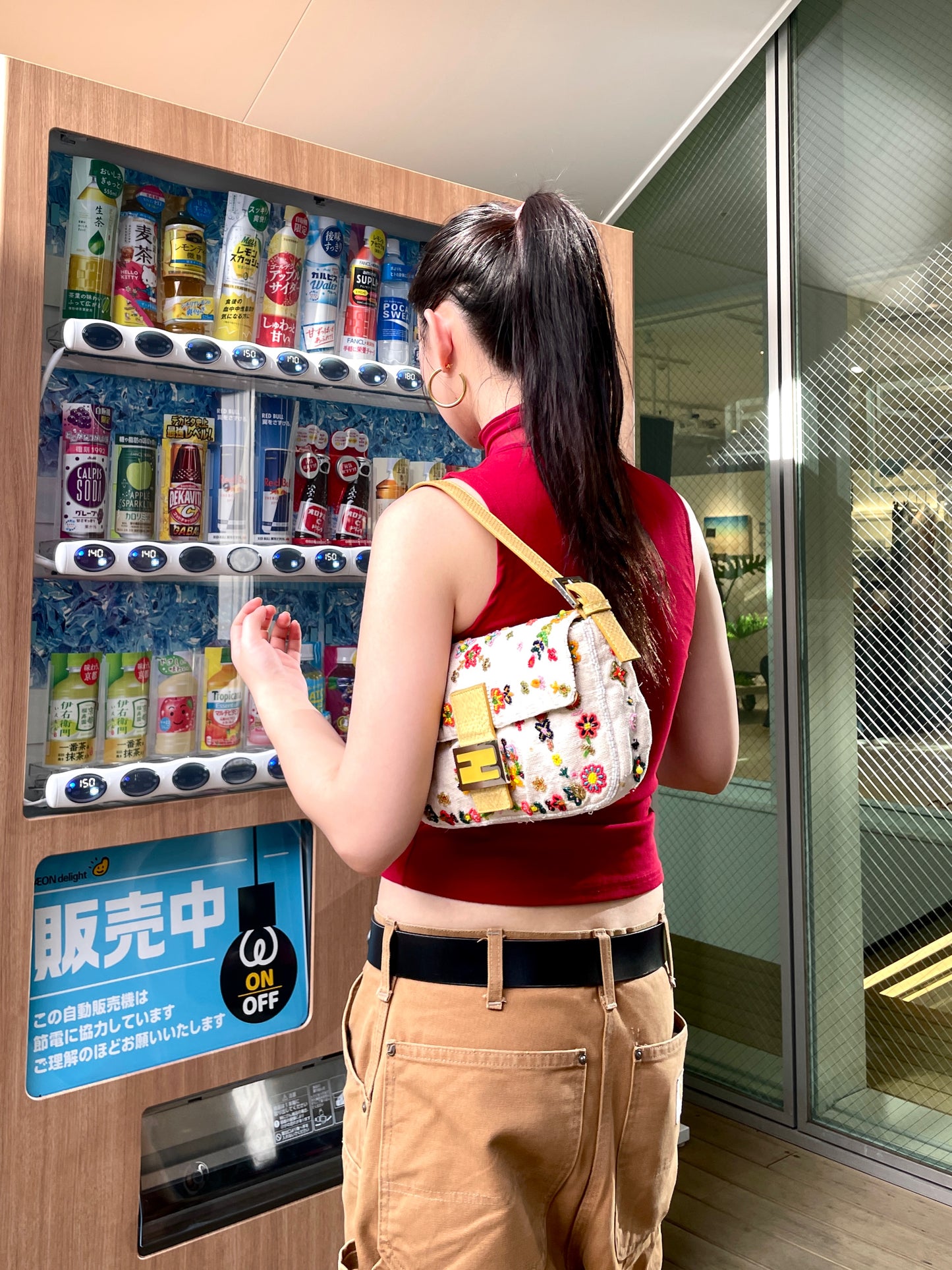 RARE☆☆☆☆FENDI Beads Embroidery Mamma Baguette PM Shoulder Bag/15th Anniversary Limited