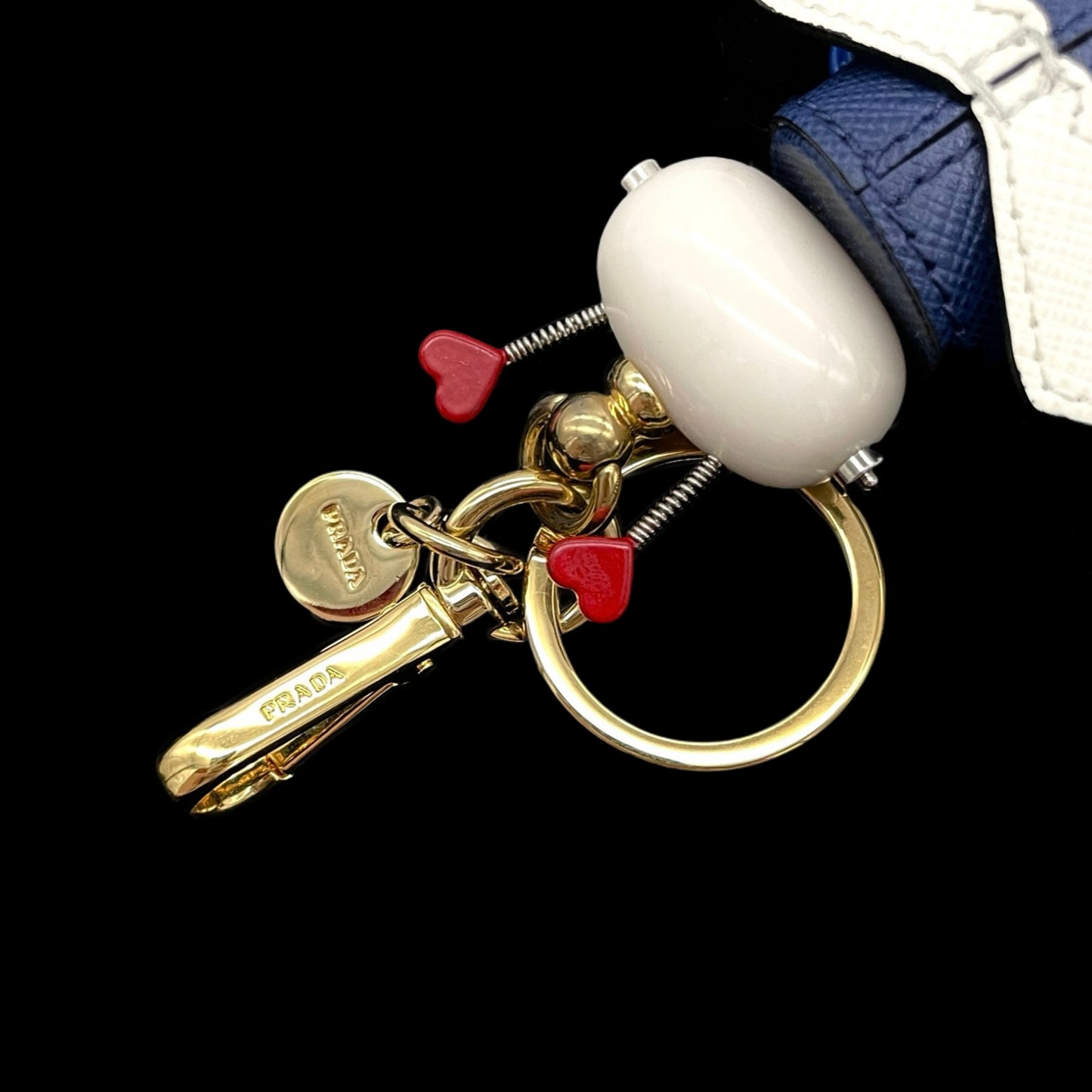 RARE☆☆☆PRADA Heart Robot Key Holder