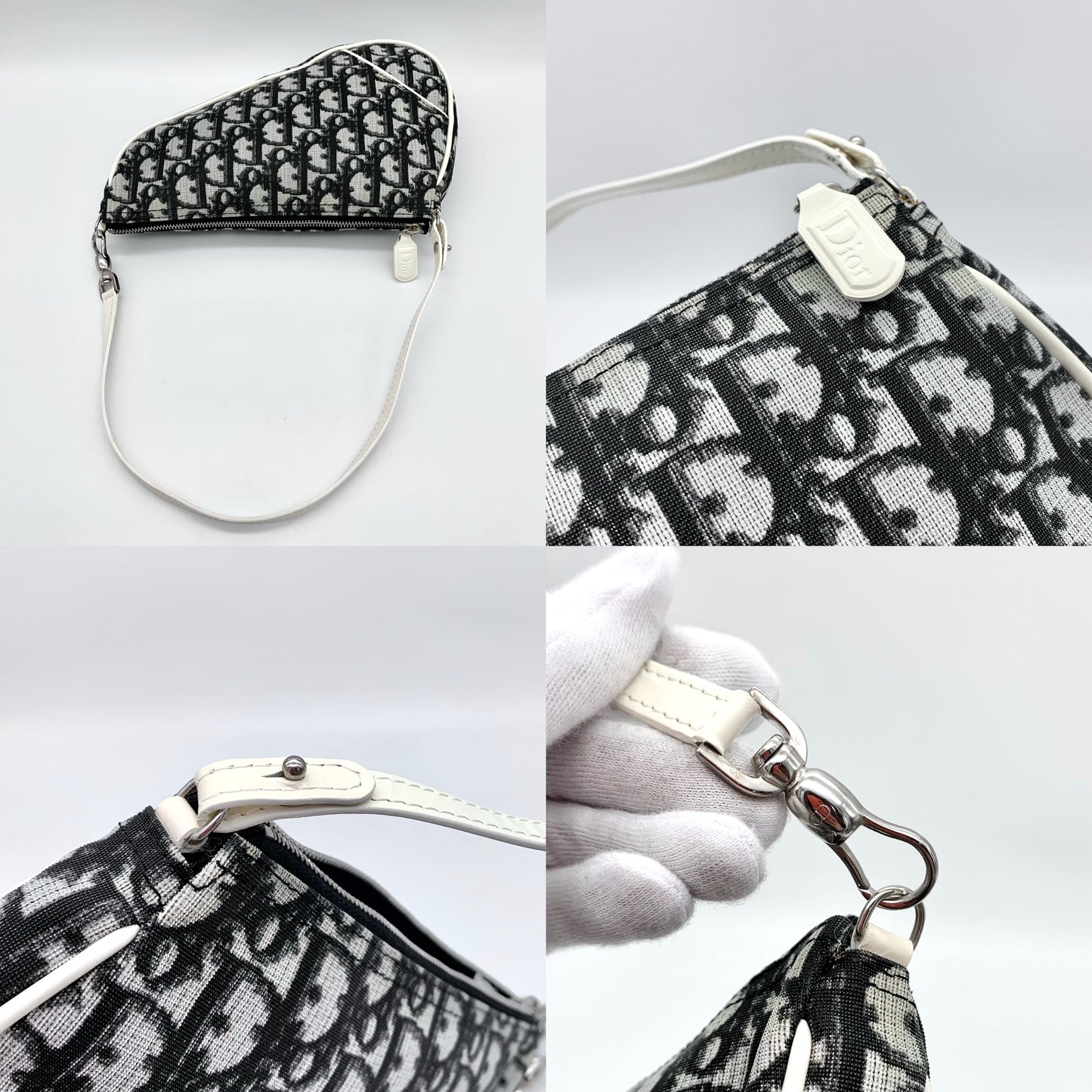 AUTH Pre-owned Christian Dior ﾄﾛｯﾀｰ ｻﾄﾞﾙﾎﾟｰﾁ