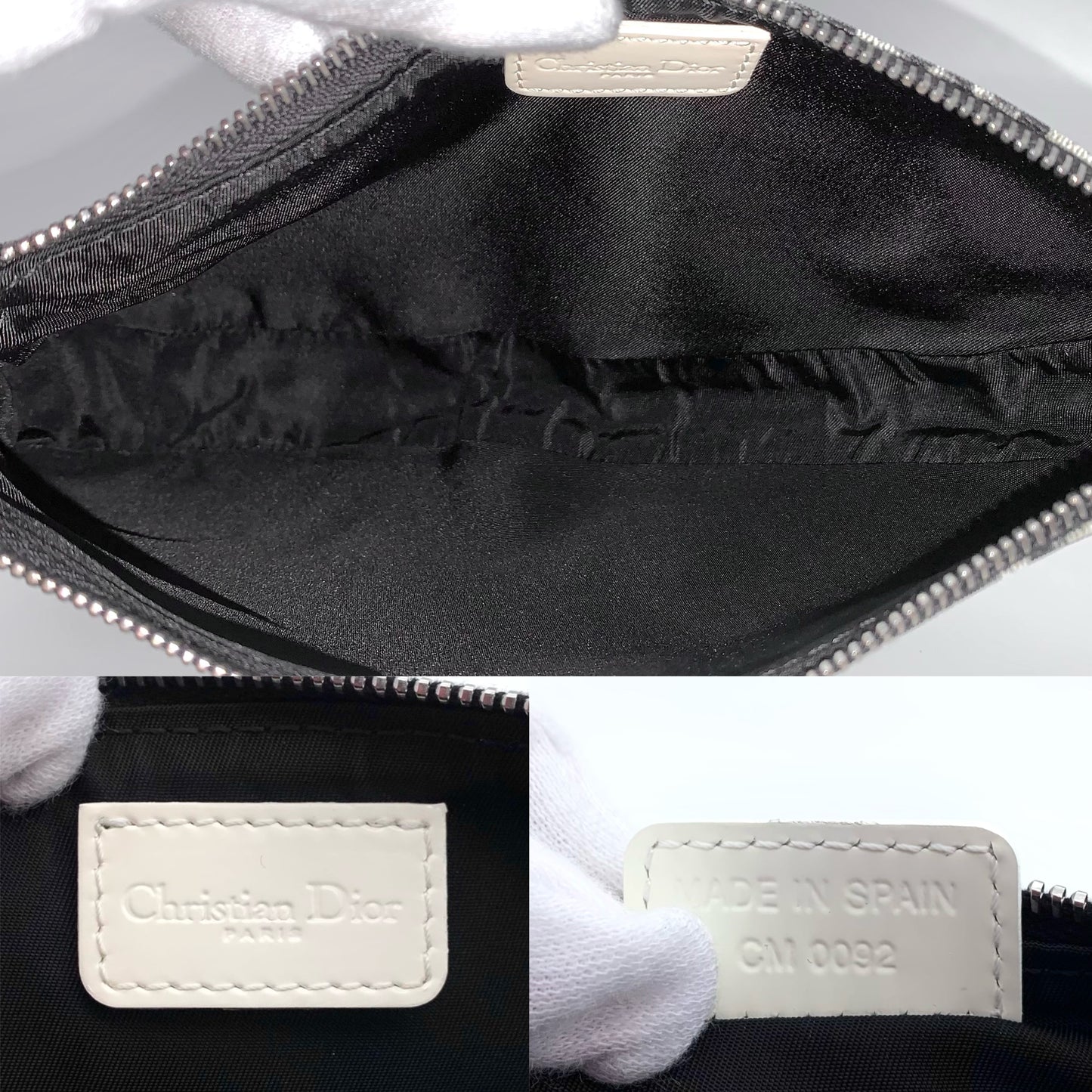 AUTH Pre-owned Christian Dior Trotter Saddle Pouch