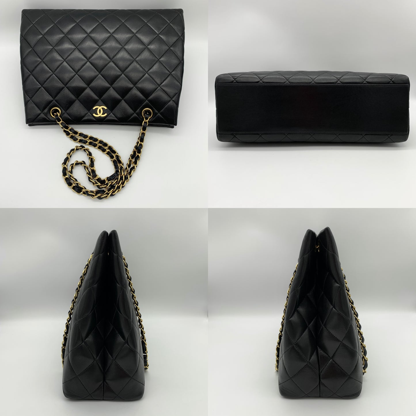 CHANEL Matelasse Coco Mark Chain Shoulder Tote Bag