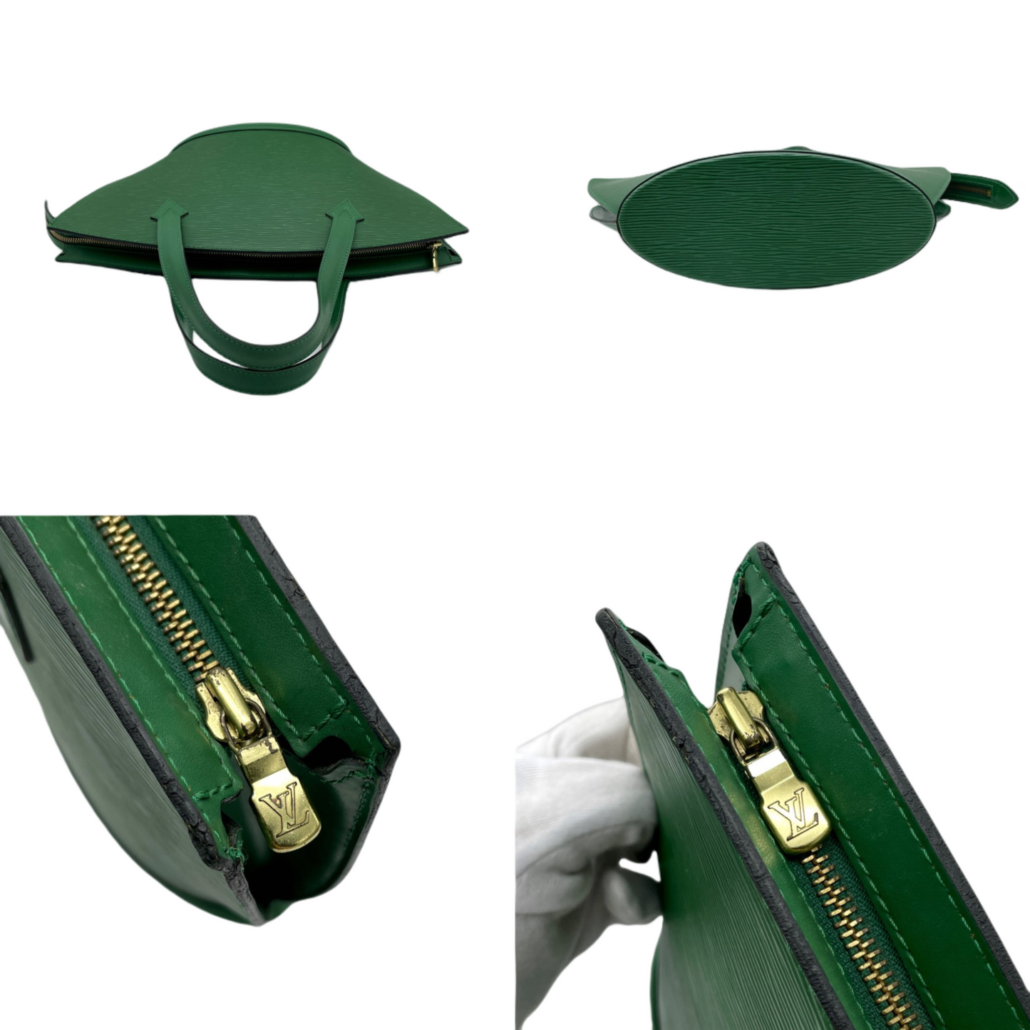 LOUIS VUITTON 1994 Preloved Epi Leather Saint -Jacques M52274 Hand Bag Green