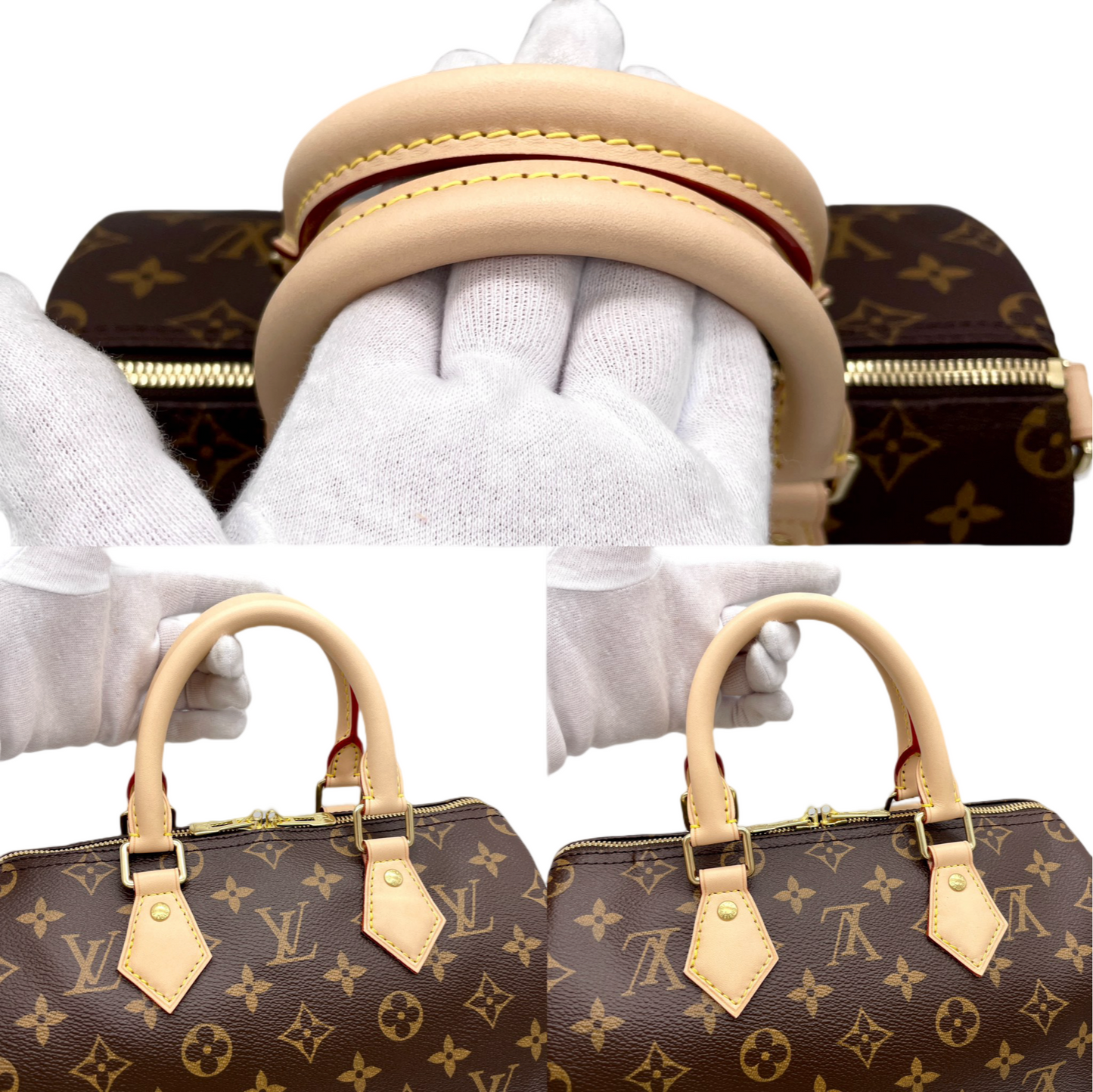 LOUIS VUITTON ﾓﾉｸﾞﾗﾑ ｽﾋﾟｰﾃﾞｨ･ﾊﾝﾄﾞﾘｴｰﾙ25